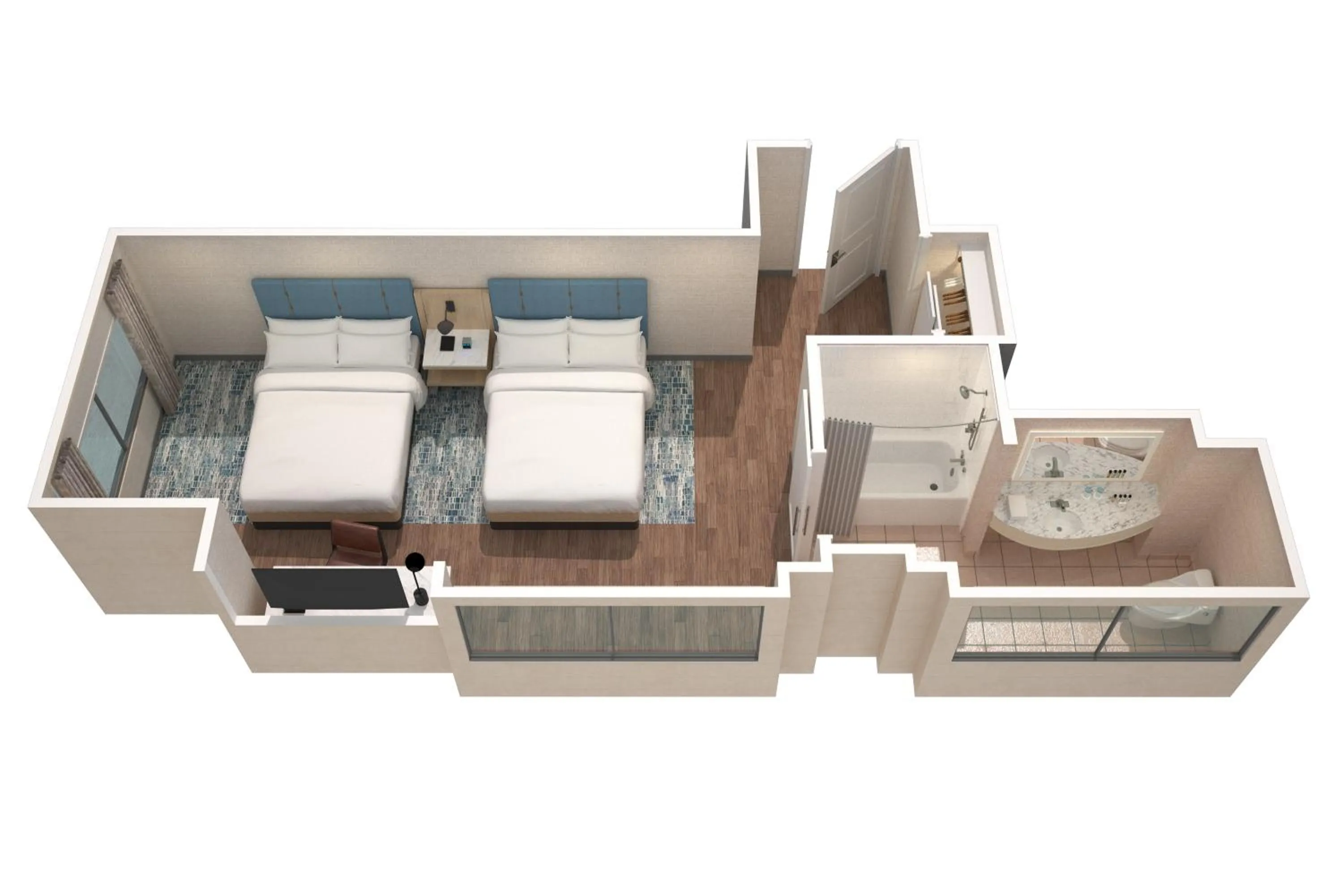 Floor plan in San Jose Marriott