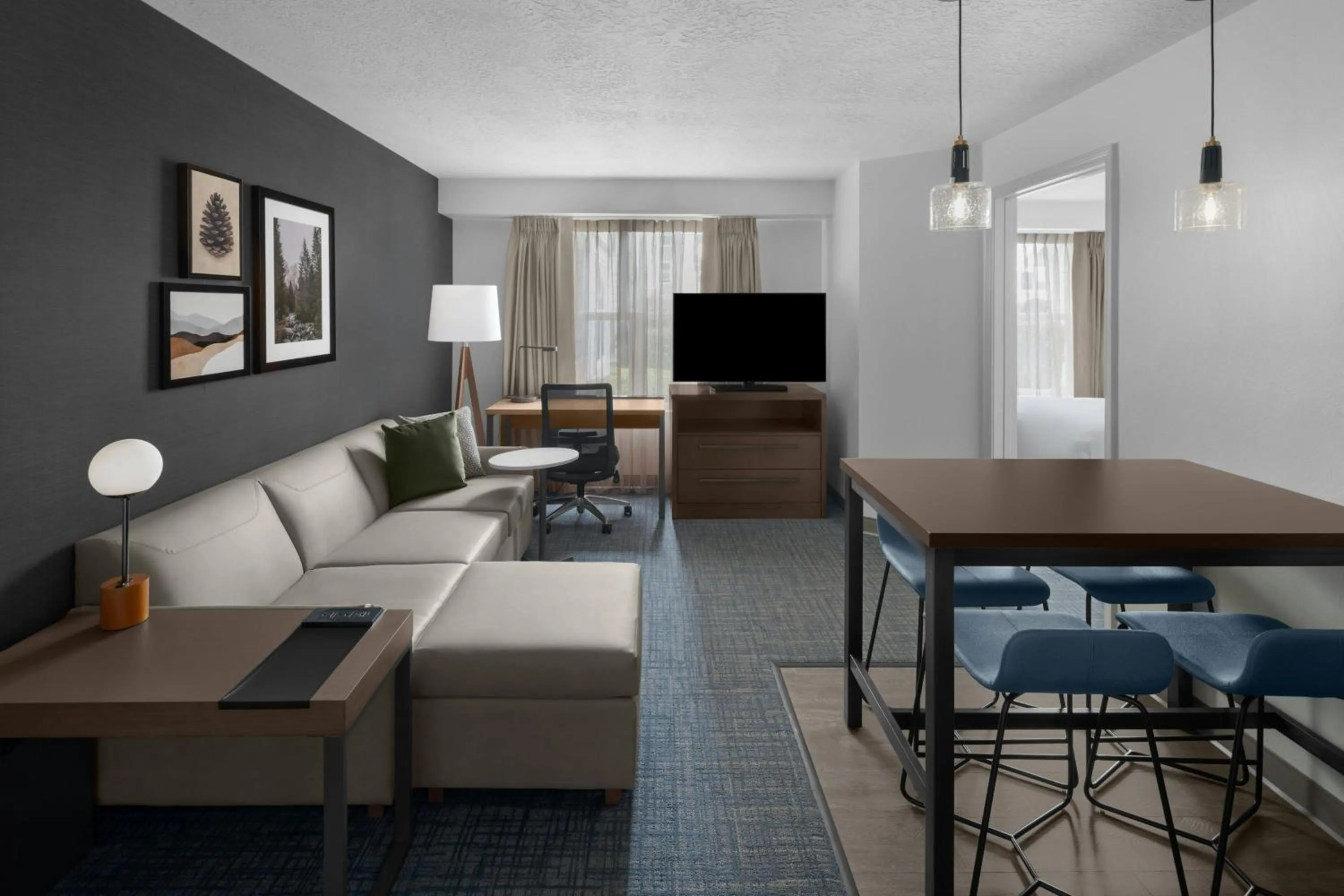 Living room in Residence Inn Salt Lake City Cottonwood