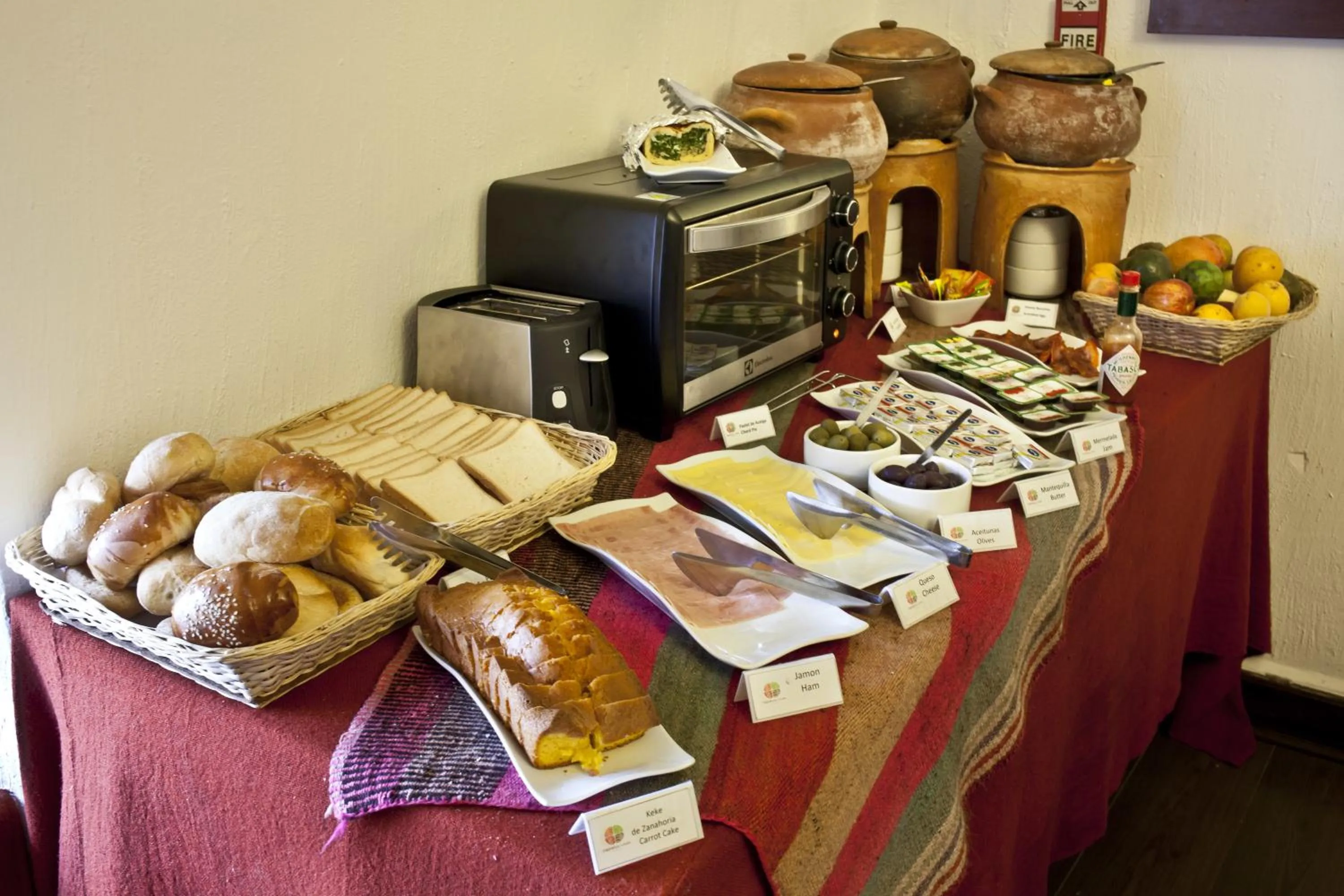 Buffet breakfast in Tierra Viva Cusco Saphi Hotel