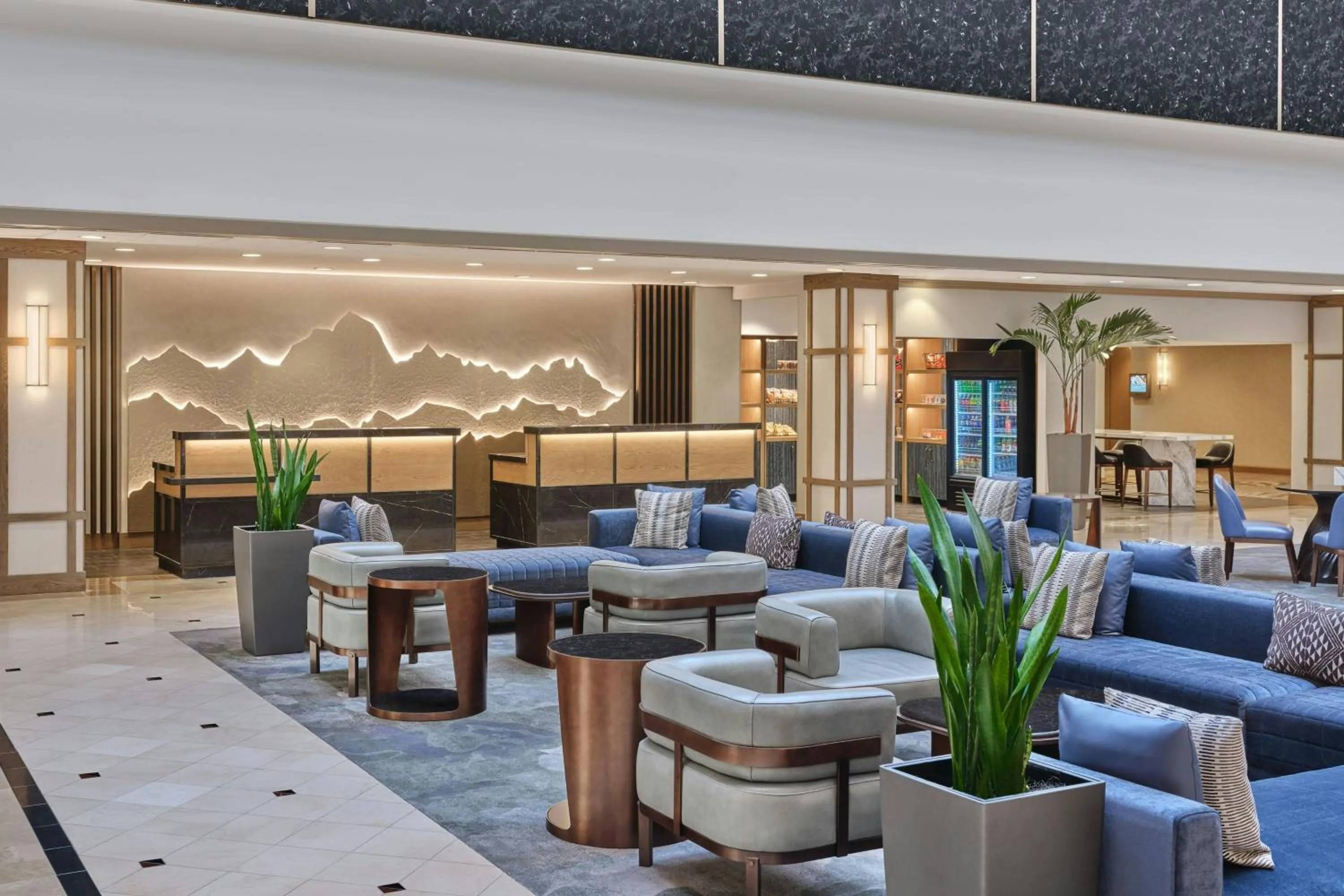 Lobby or reception in Salt Lake Marriott Downtown at City Creek