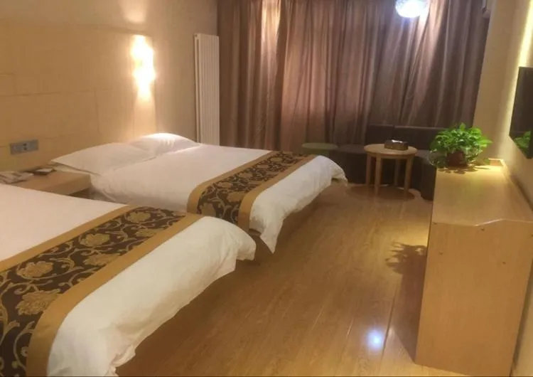 Bed in Thank Inn Plus Hotel Shandong Qingdao Development Zone Shandong University of Science and Technology
