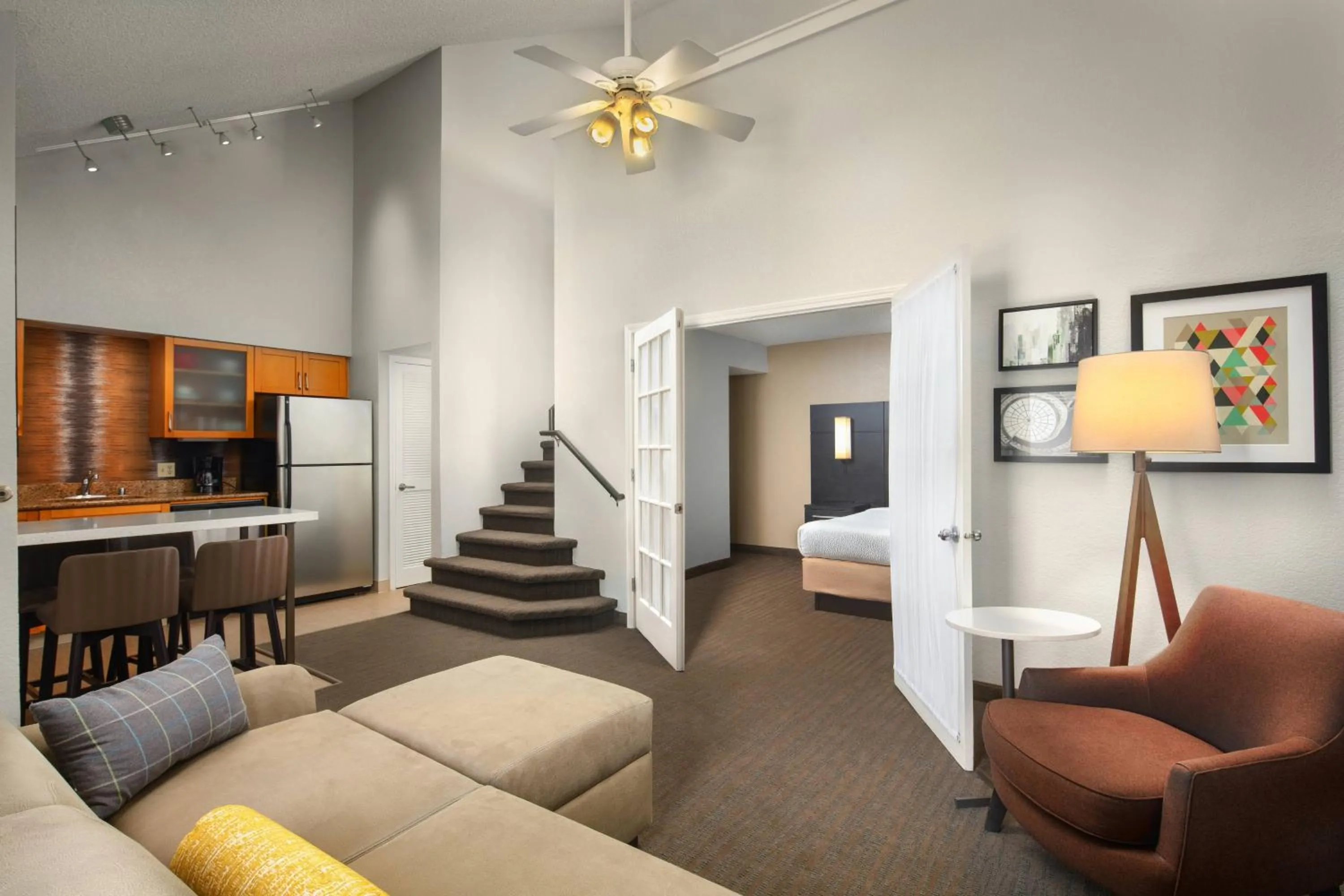 Bedroom, Bed in Residence Inn Irvine Spectrum