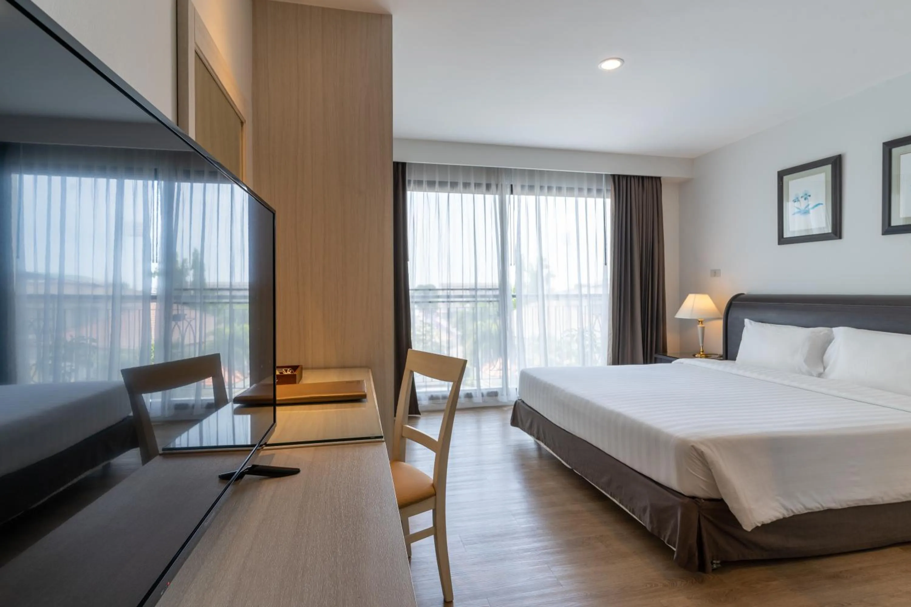 Bed in Kantary Bay Hotel And Serviced Apartments Sriracha