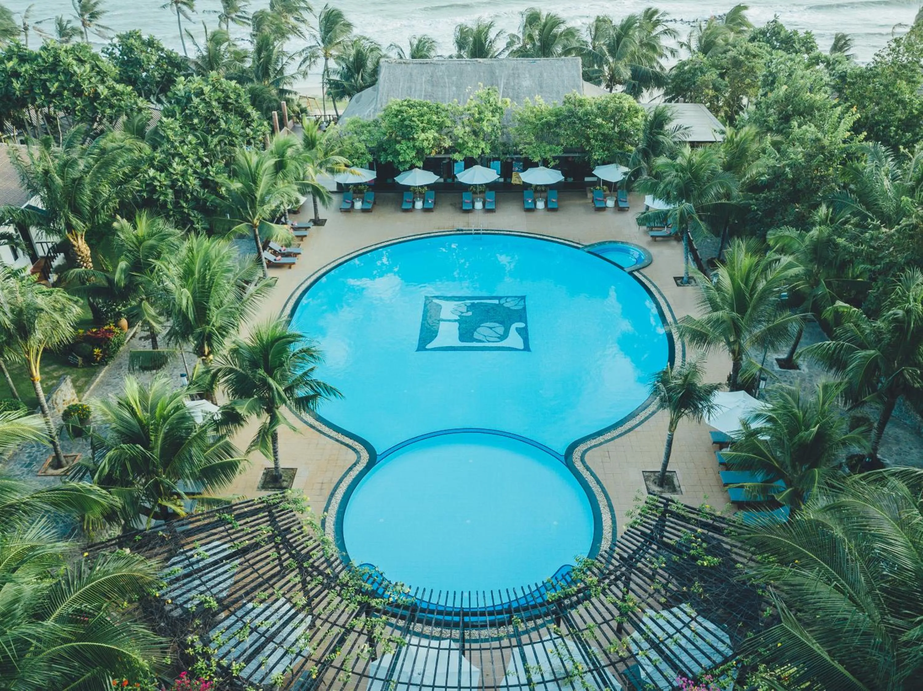 Pool view in Lotus Muine Resort & Spa