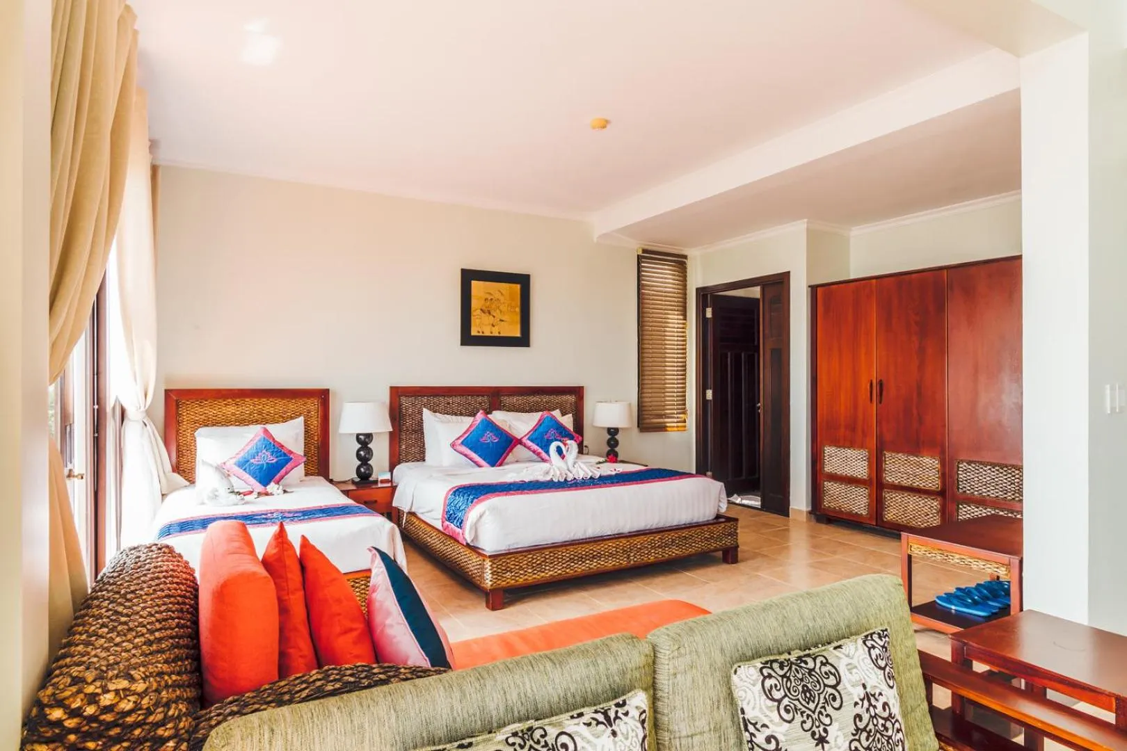 Bedroom, Bed in Lotus Muine Resort & Spa