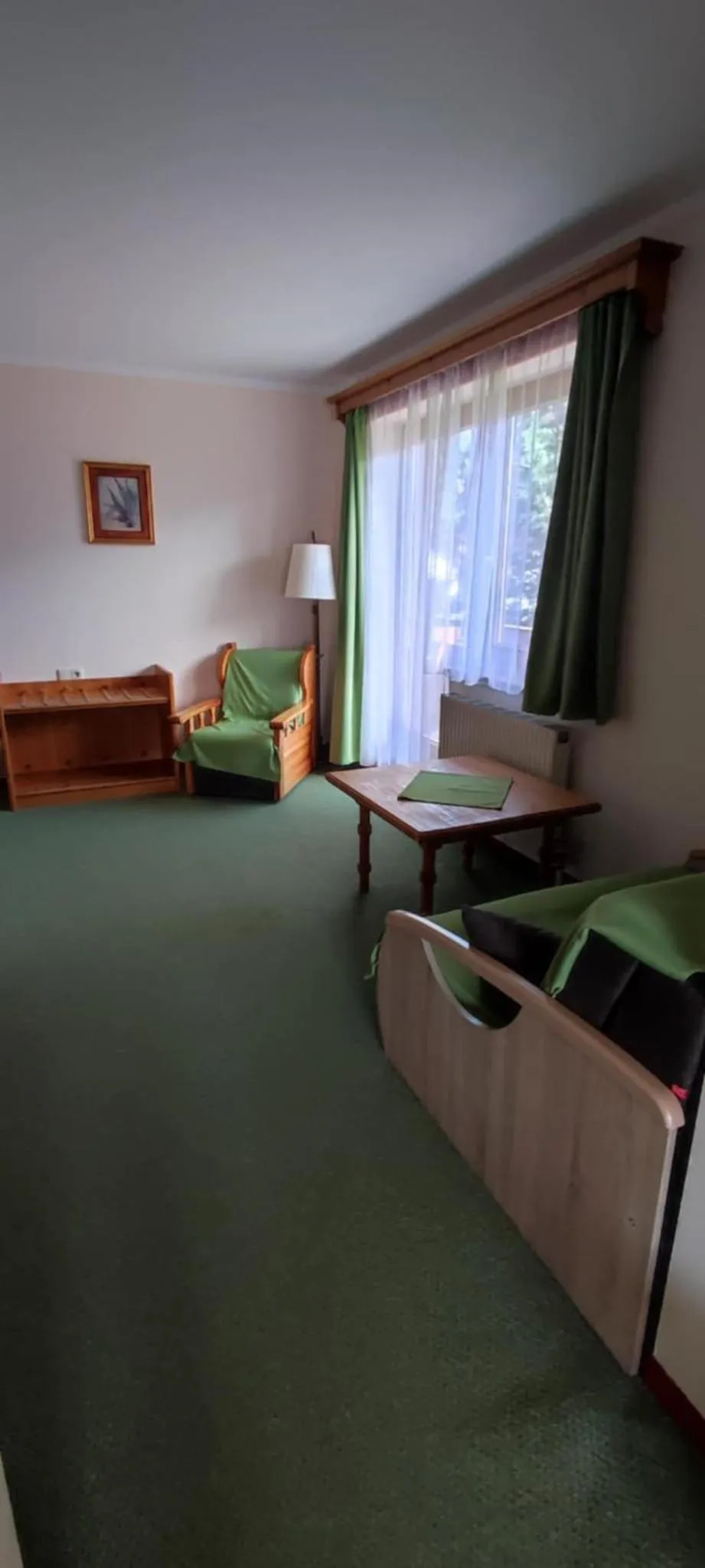 Bed in Hotel Aquamarin