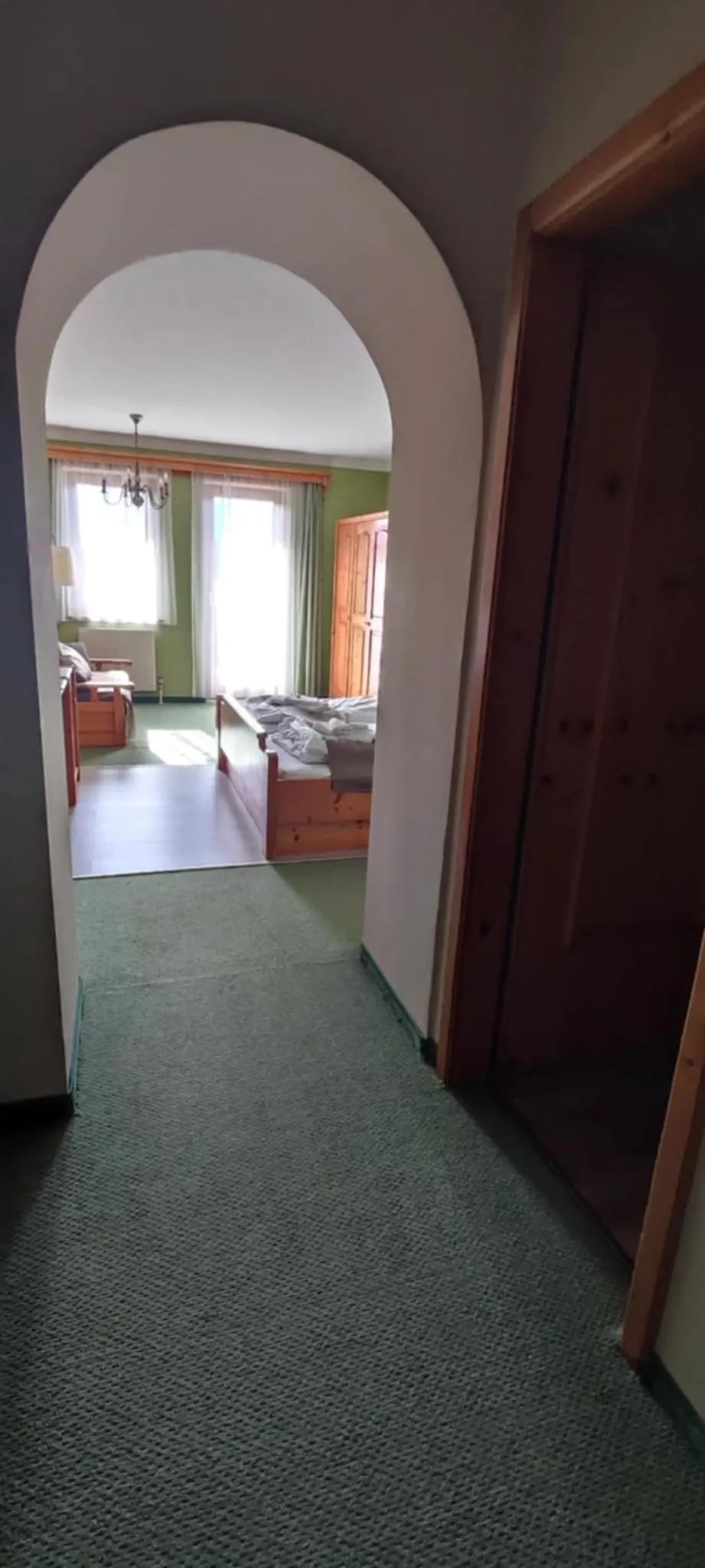 Bed in Hotel Aquamarin