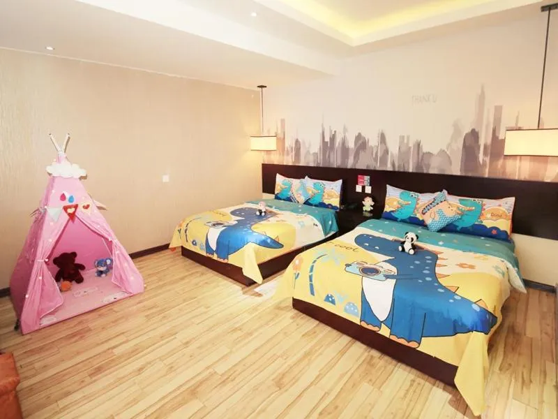 Bed in Thank Inn Chain Hotel Gansu Wuwei Fenghuang Road