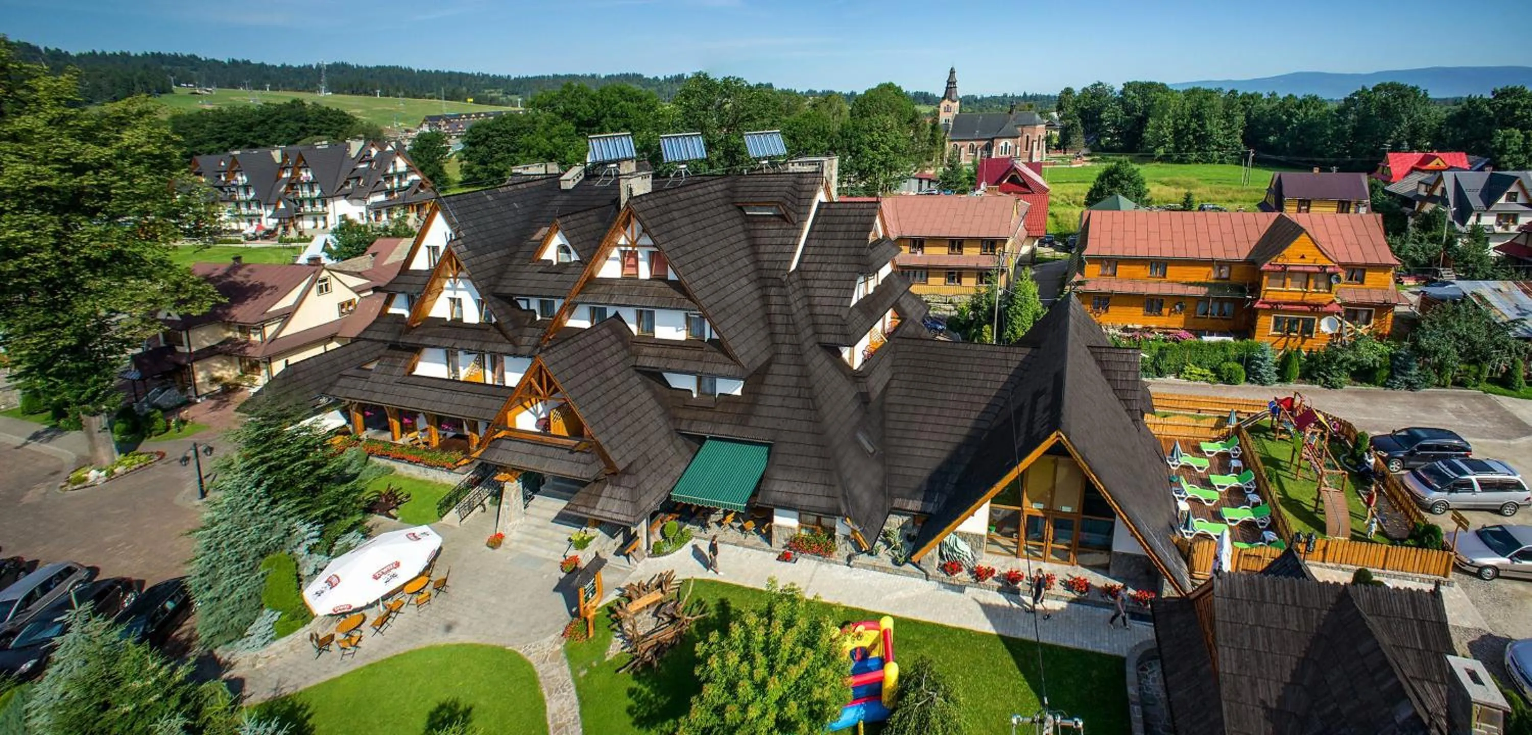 Bird's eye view in Hotel Toporów
