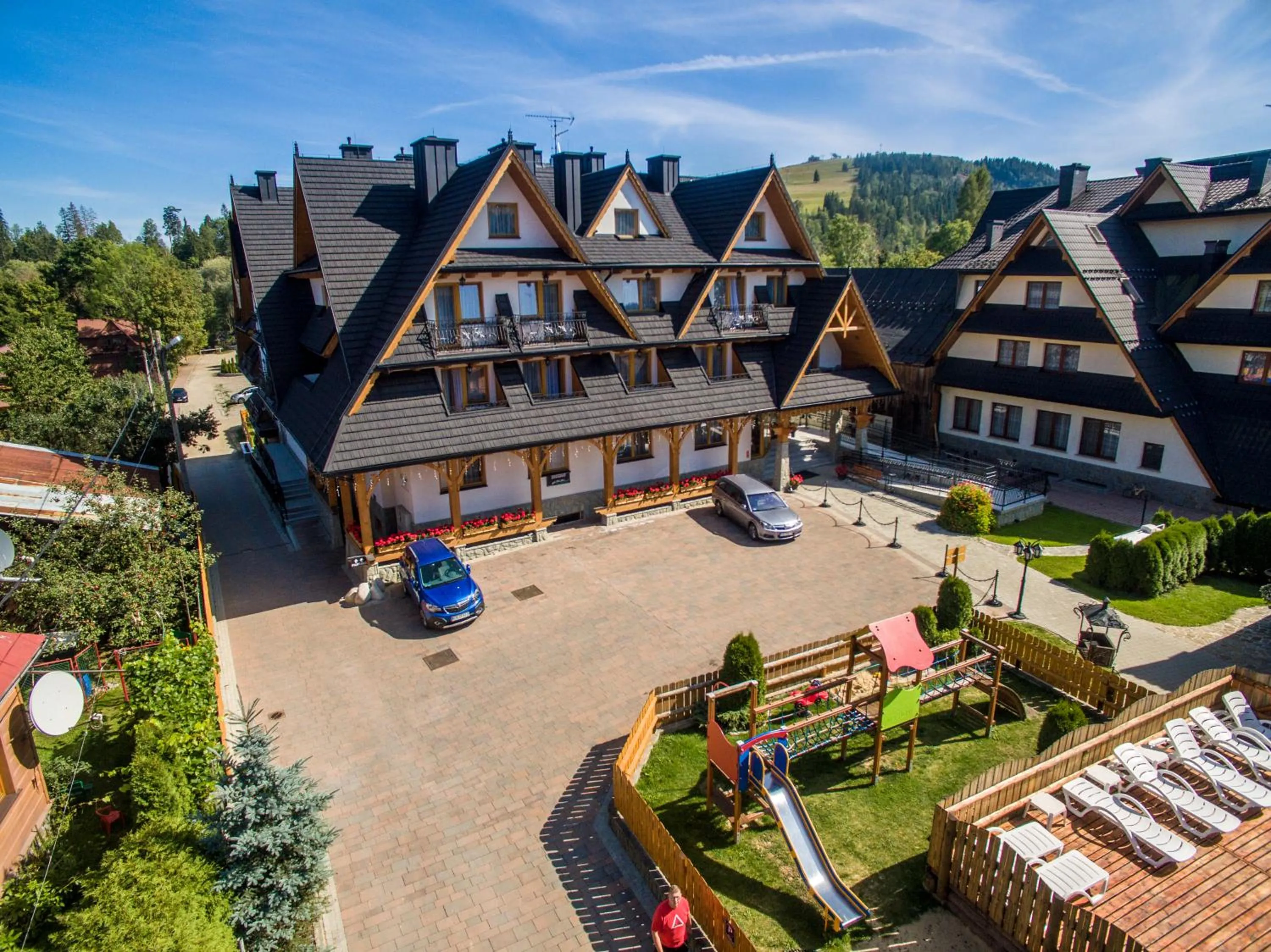 Bird's eye view in Hotel Toporów
