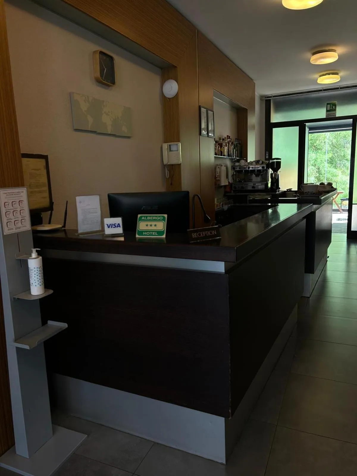 Lobby or reception in Albergo Salerno