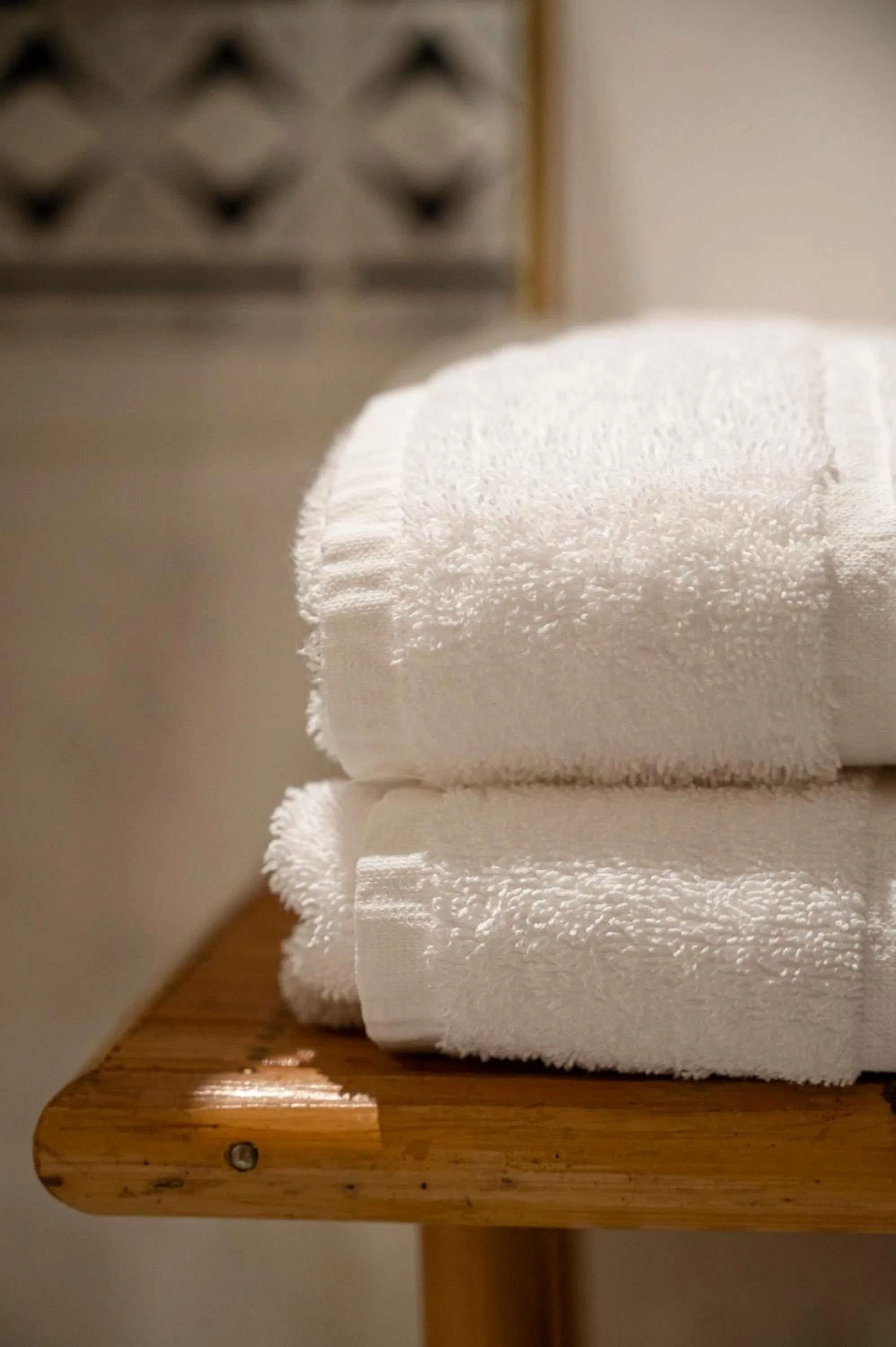 towels in Hotel Du Parc - Manoir Du Baron Blanc
