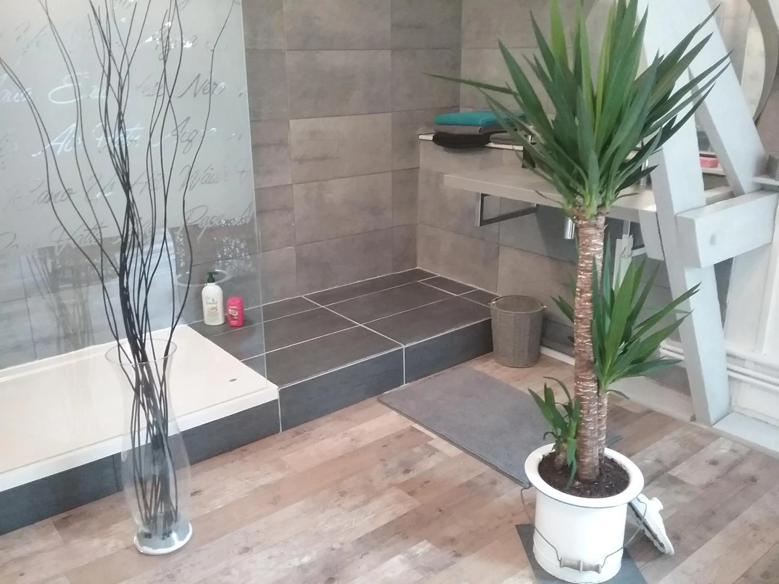 Bathroom in Chambre d'hôtes "COQUELICOT"