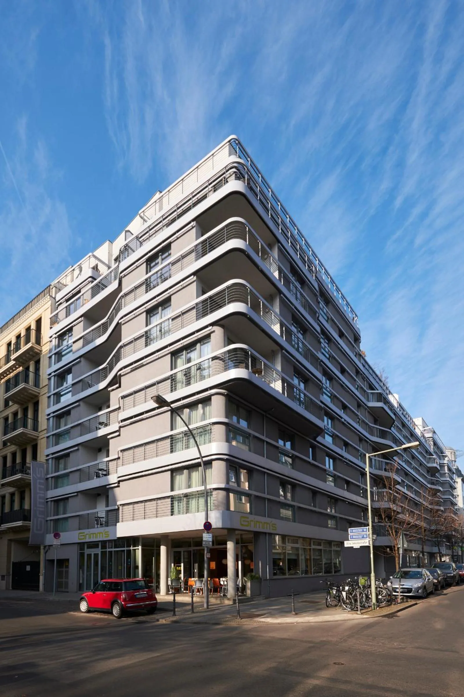 Facade/entrance in Grimm's Berlin Mitte