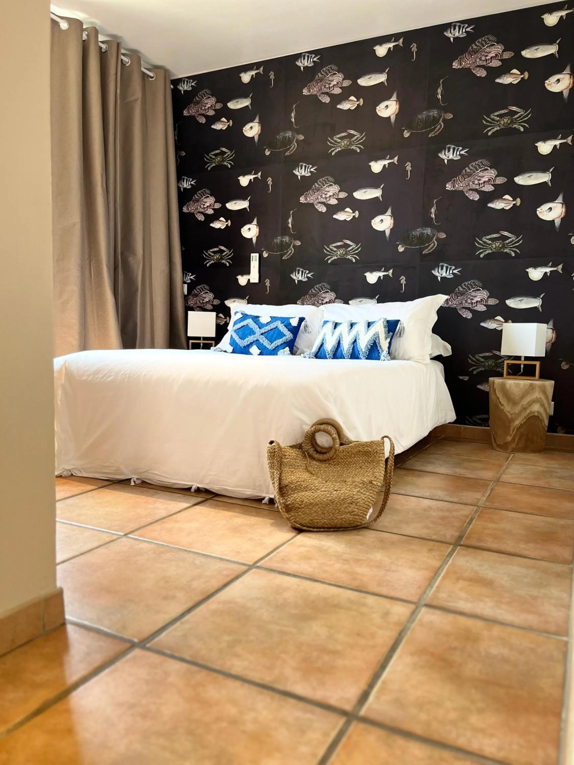 Bedroom, Bed in Hotel Princesse D'Azur