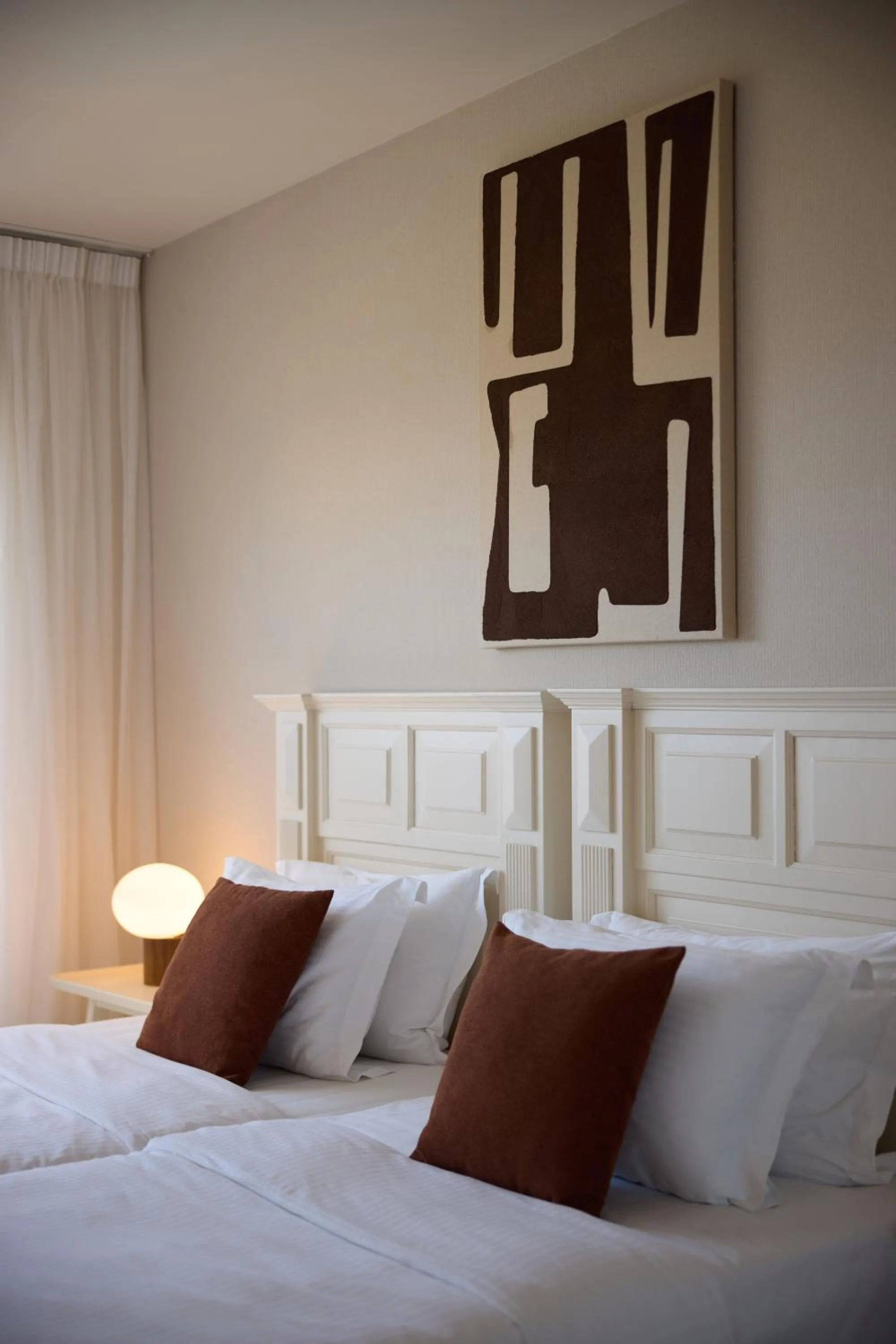 Bed in Elounda Gulf Villas by Sandglass