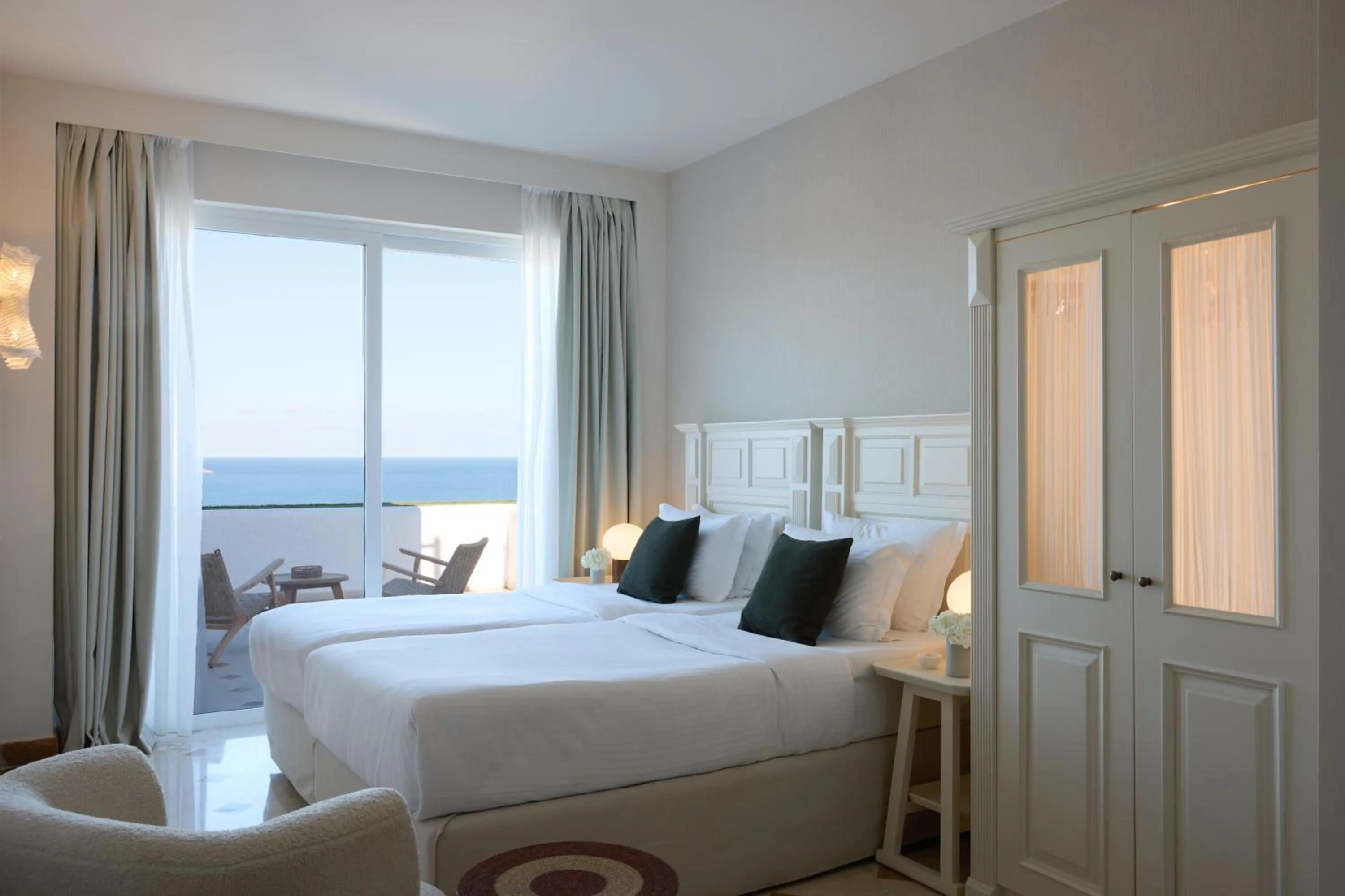 Bedroom, Bed in Elounda Gulf Villas by Sandglass