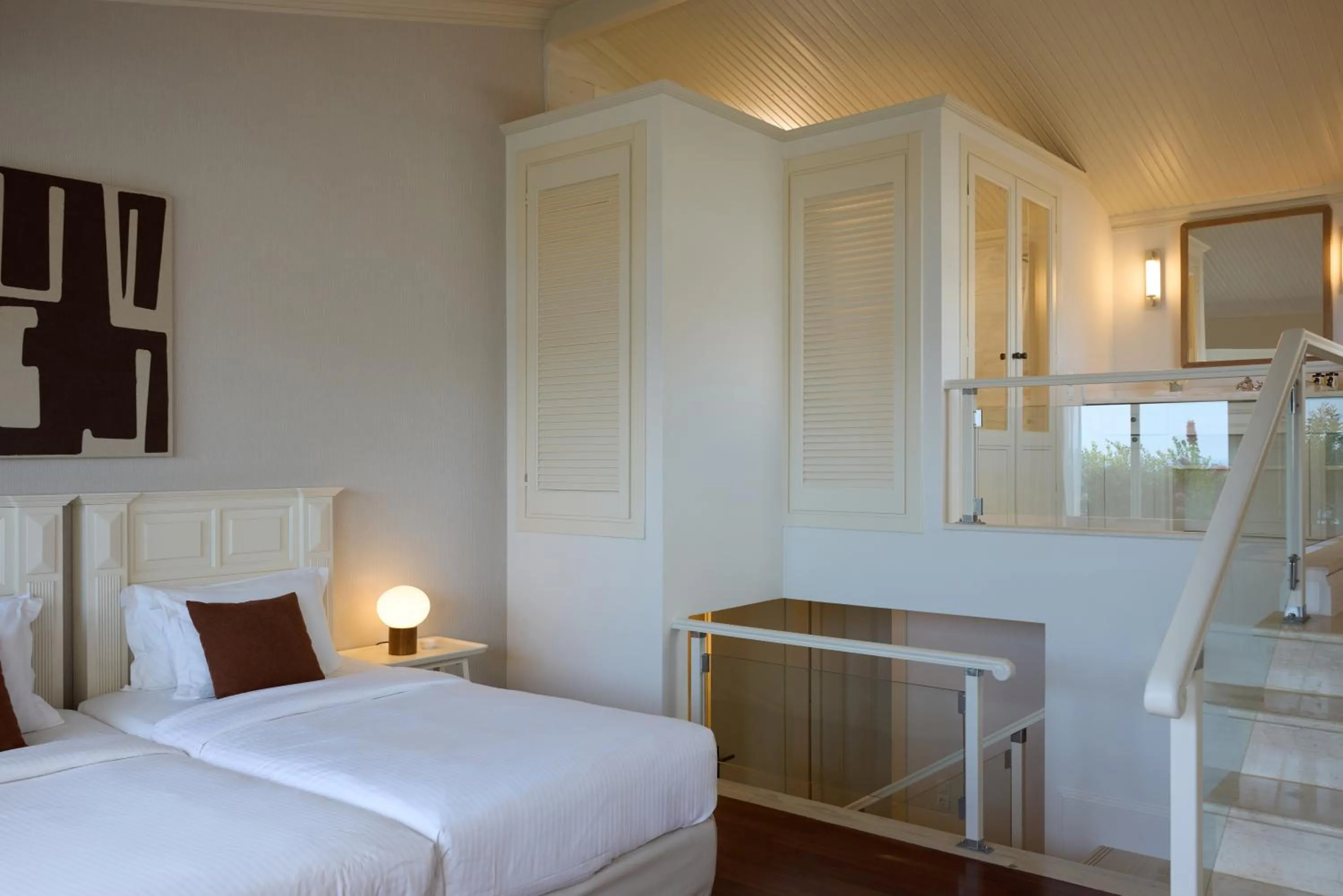 Bed in Elounda Gulf Villas by Sandglass