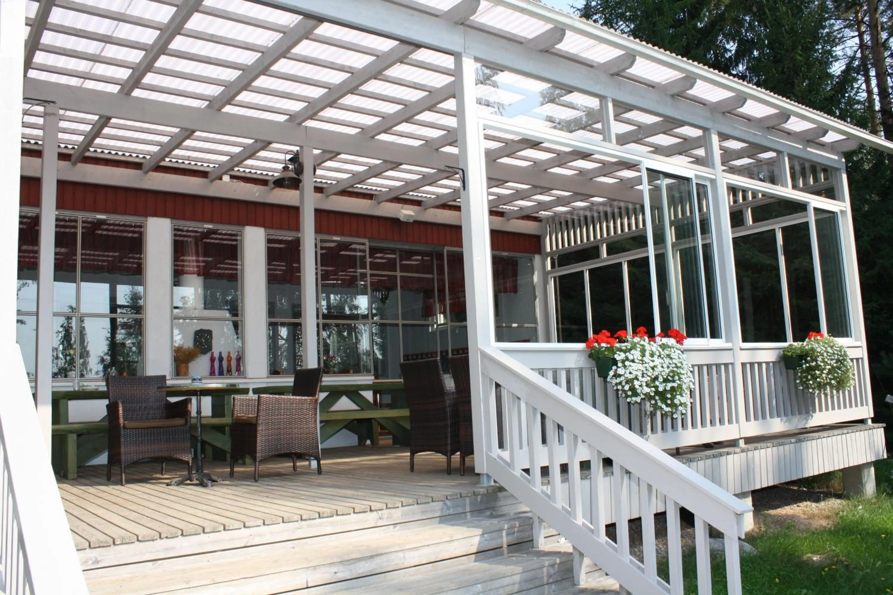 Balcony/Terrace in Hotel Rantakatti
