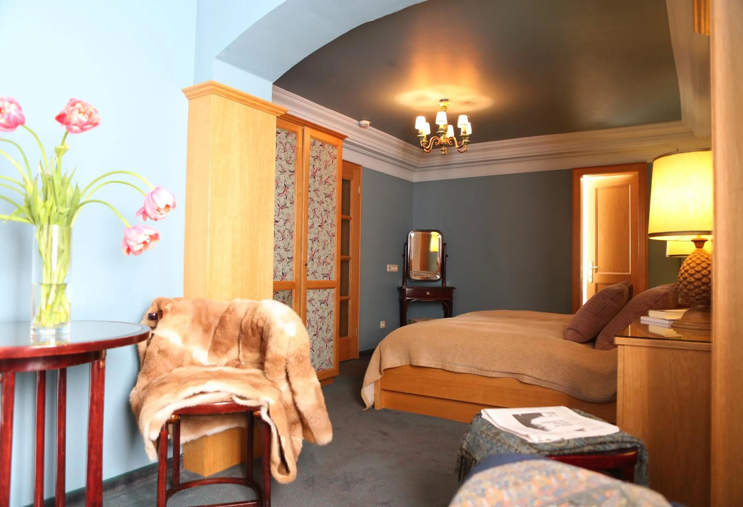 Photo of the whole room, Bed in Kristiania Lech