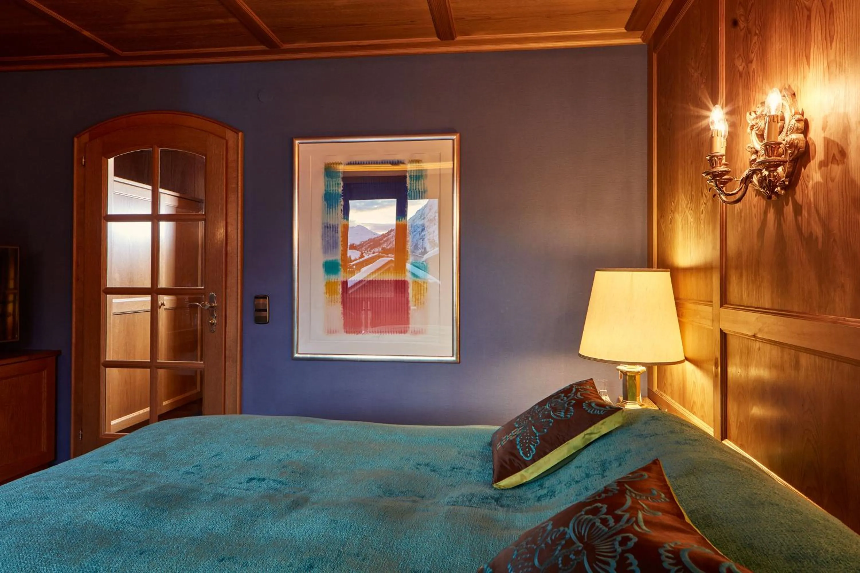 Bedroom, Bed in Kristiania Lech