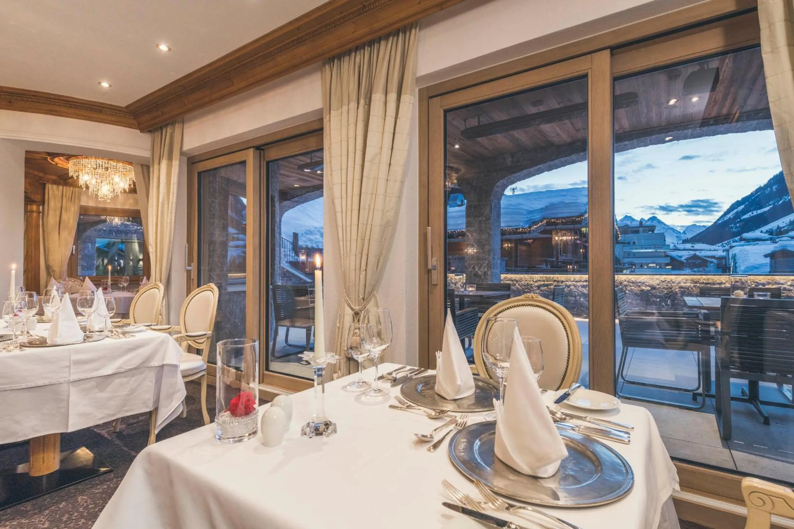 Restaurant/places to eat in Schlosshotel Ischgl 5-Sterne Superior