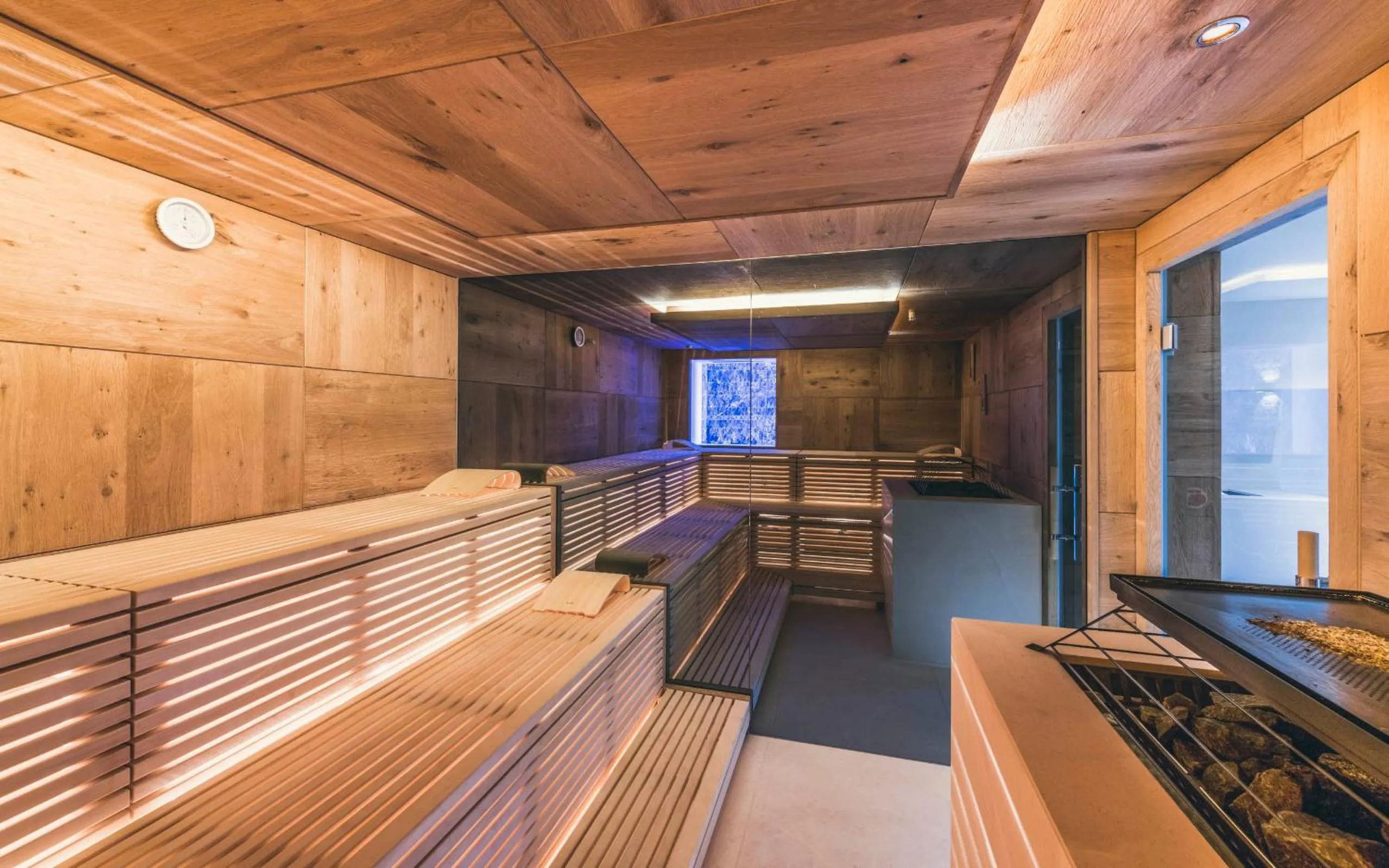Sauna in Schlosshotel Ischgl 5-Sterne Superior