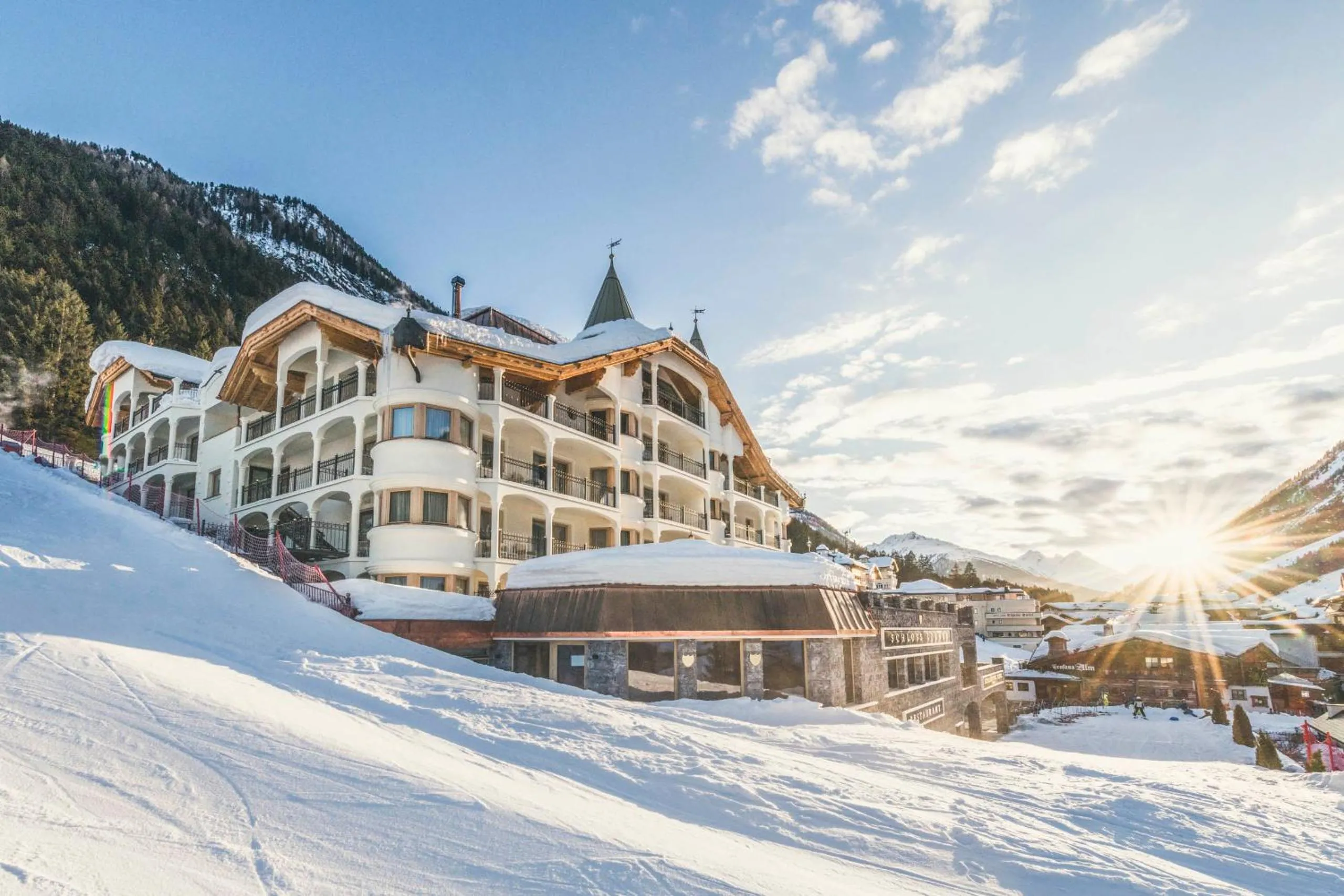Mountain view in Schlosshotel Ischgl 5-Sterne Superior