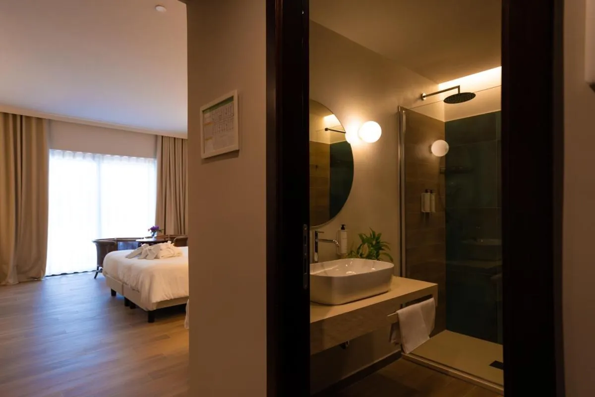 Bed in Hotel Schuhmann