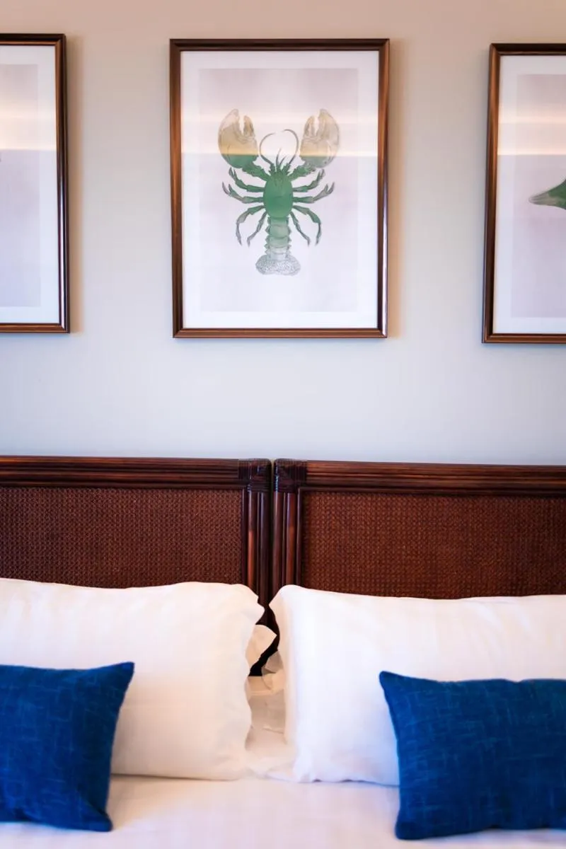 Decorative detail, Bed in Hotel Schuhmann