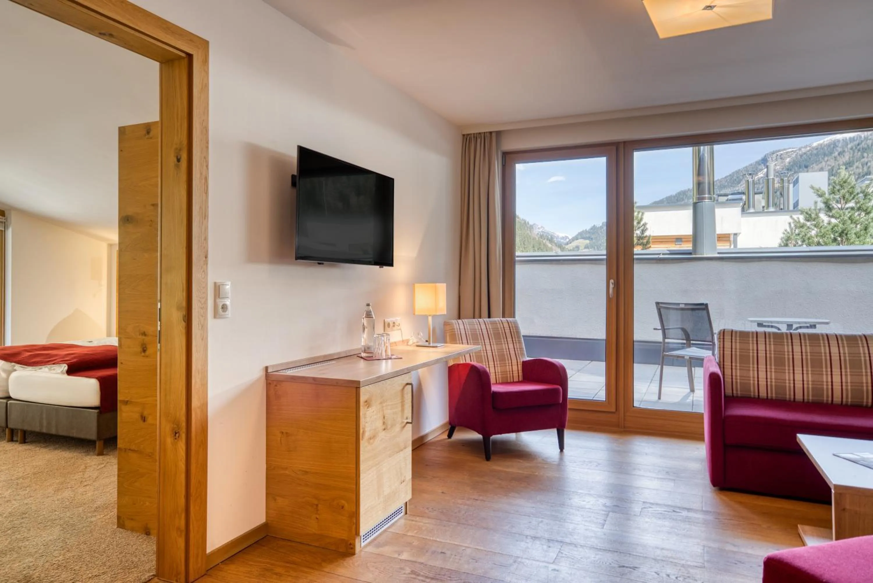 Living room in Mallaun Hotel.Erlebnis