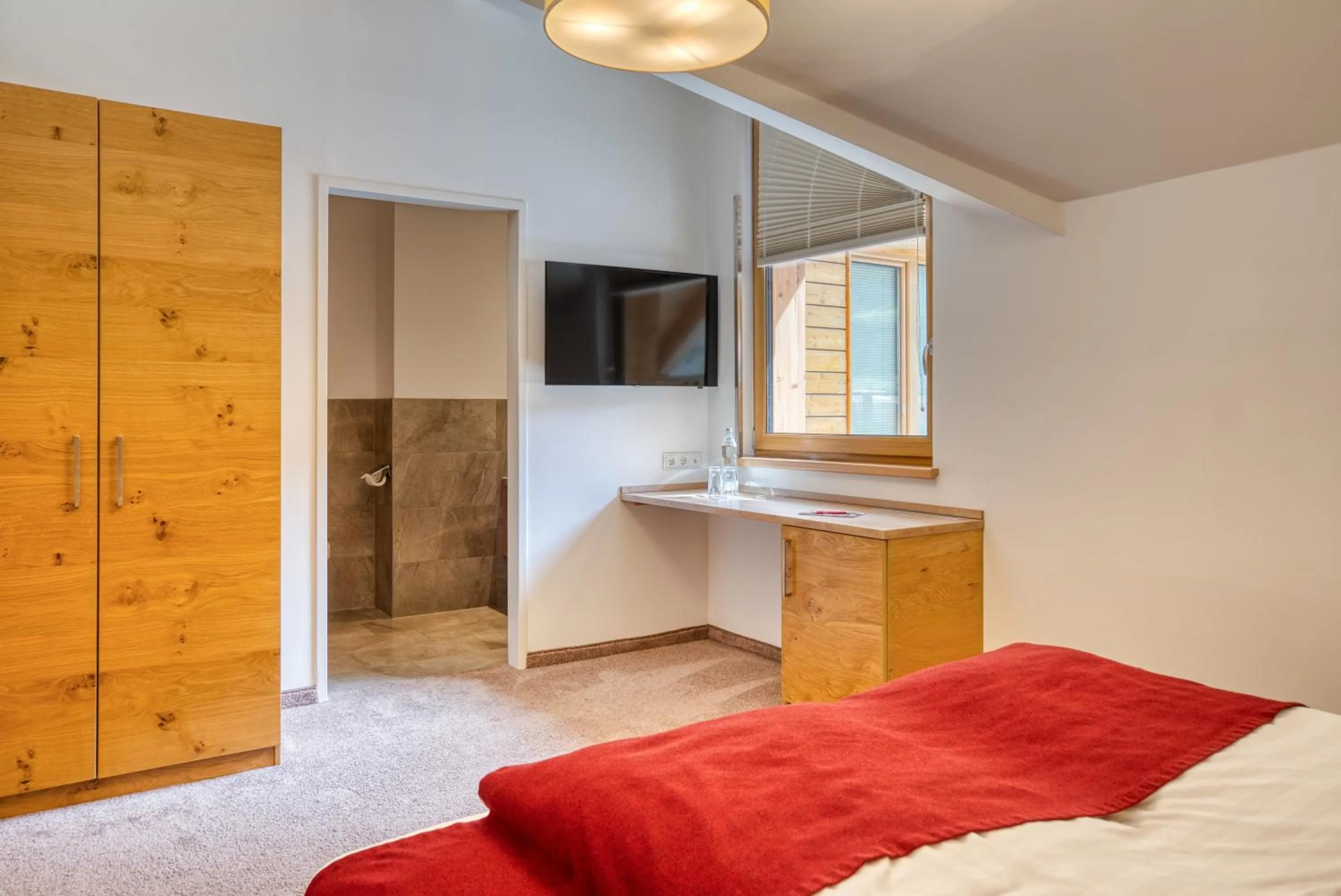 Bedroom, Bed in Mallaun Hotel.Erlebnis