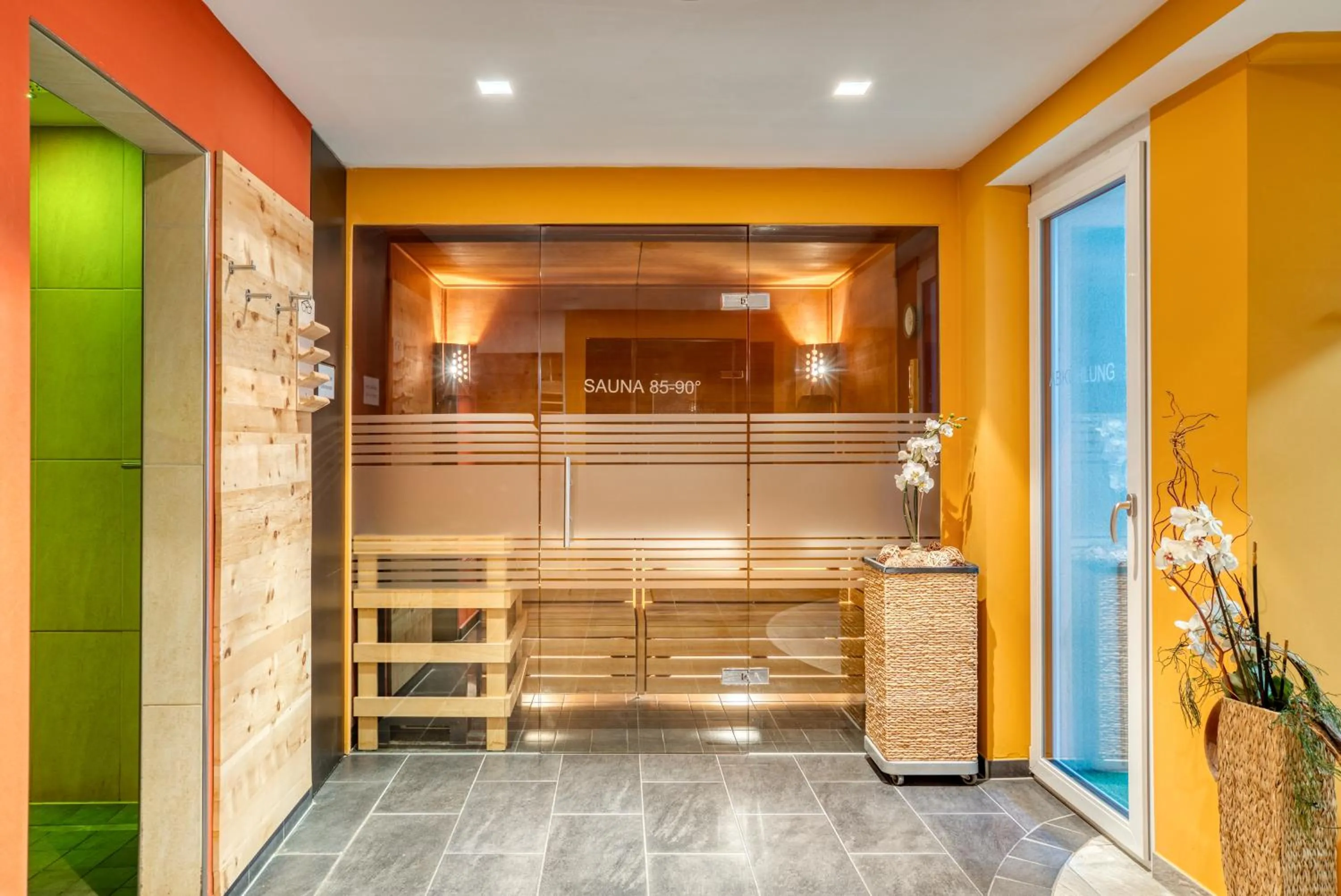 Sauna in Mallaun Hotel.Erlebnis