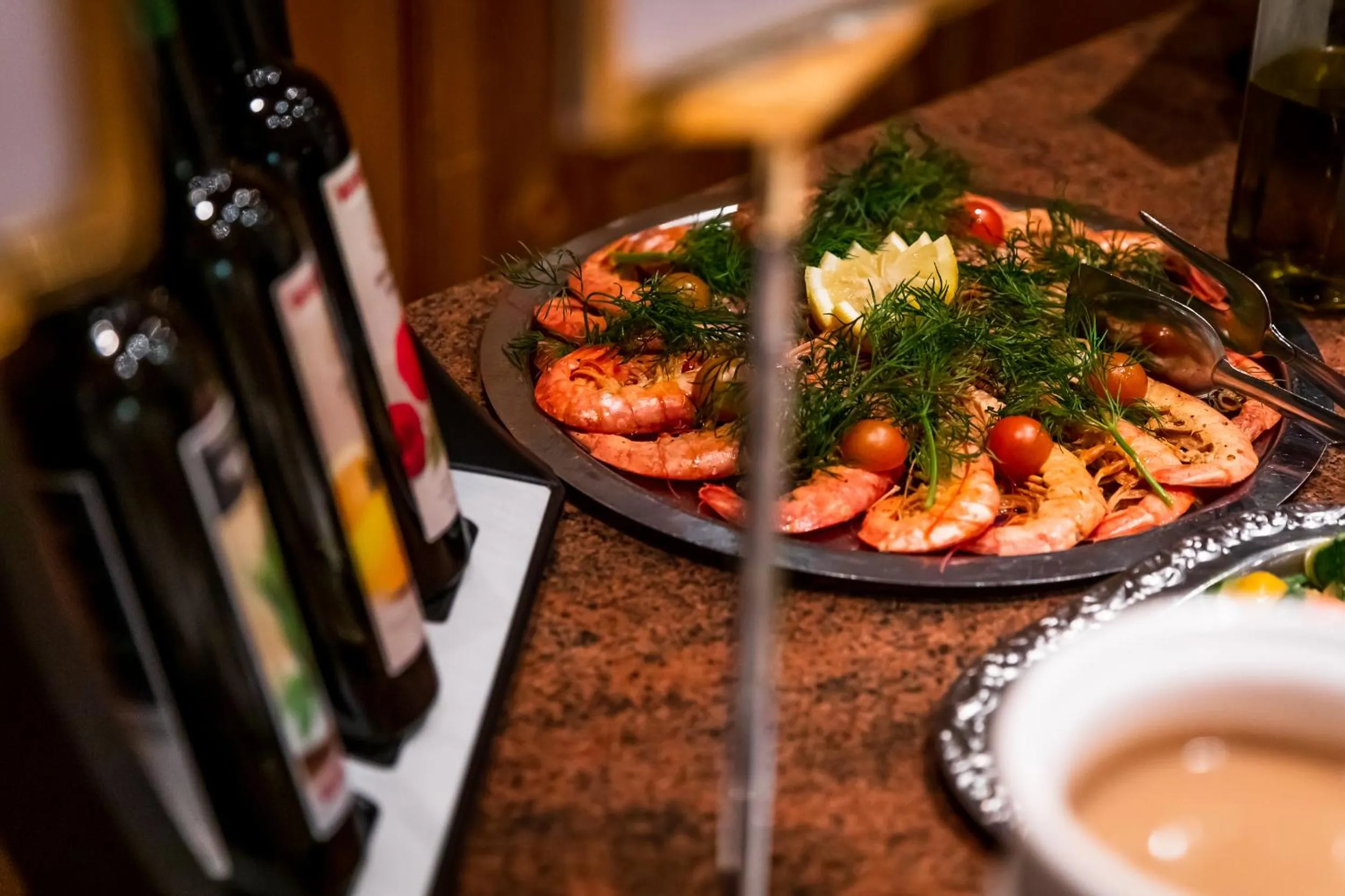 Food and drinks in Mallaun Hotel.Erlebnis