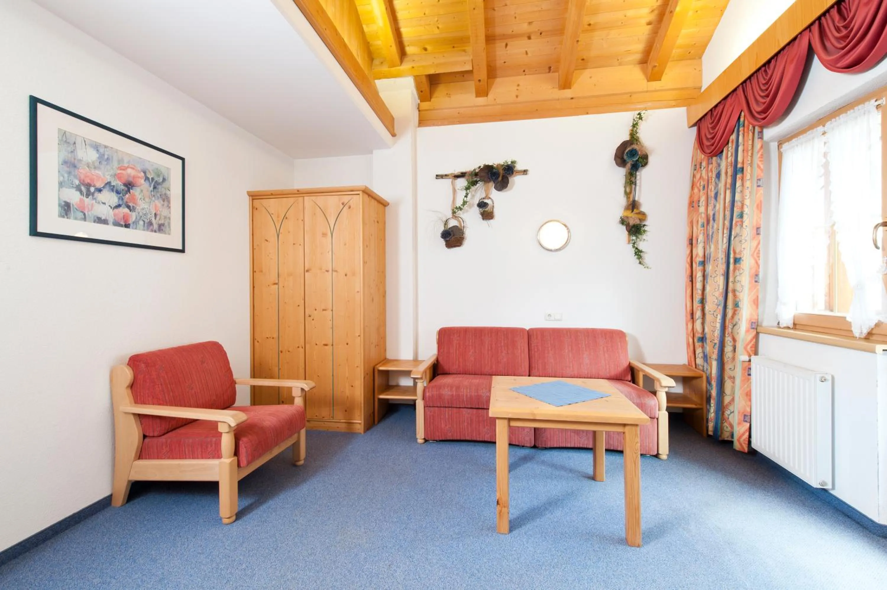 Seating area in Mallaun Hotel.Erlebnis