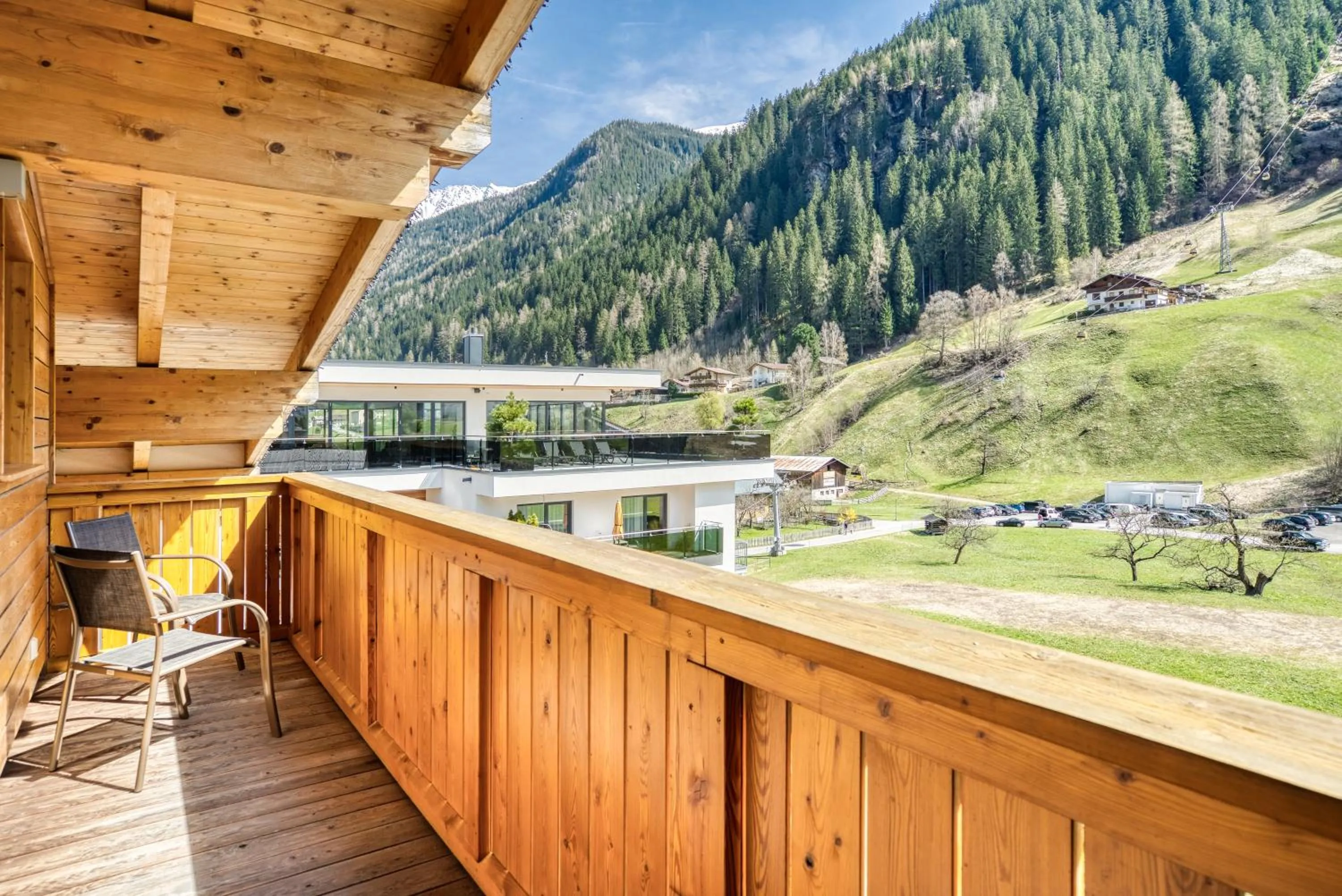 Balcony/Terrace in Mallaun Hotel.Erlebnis