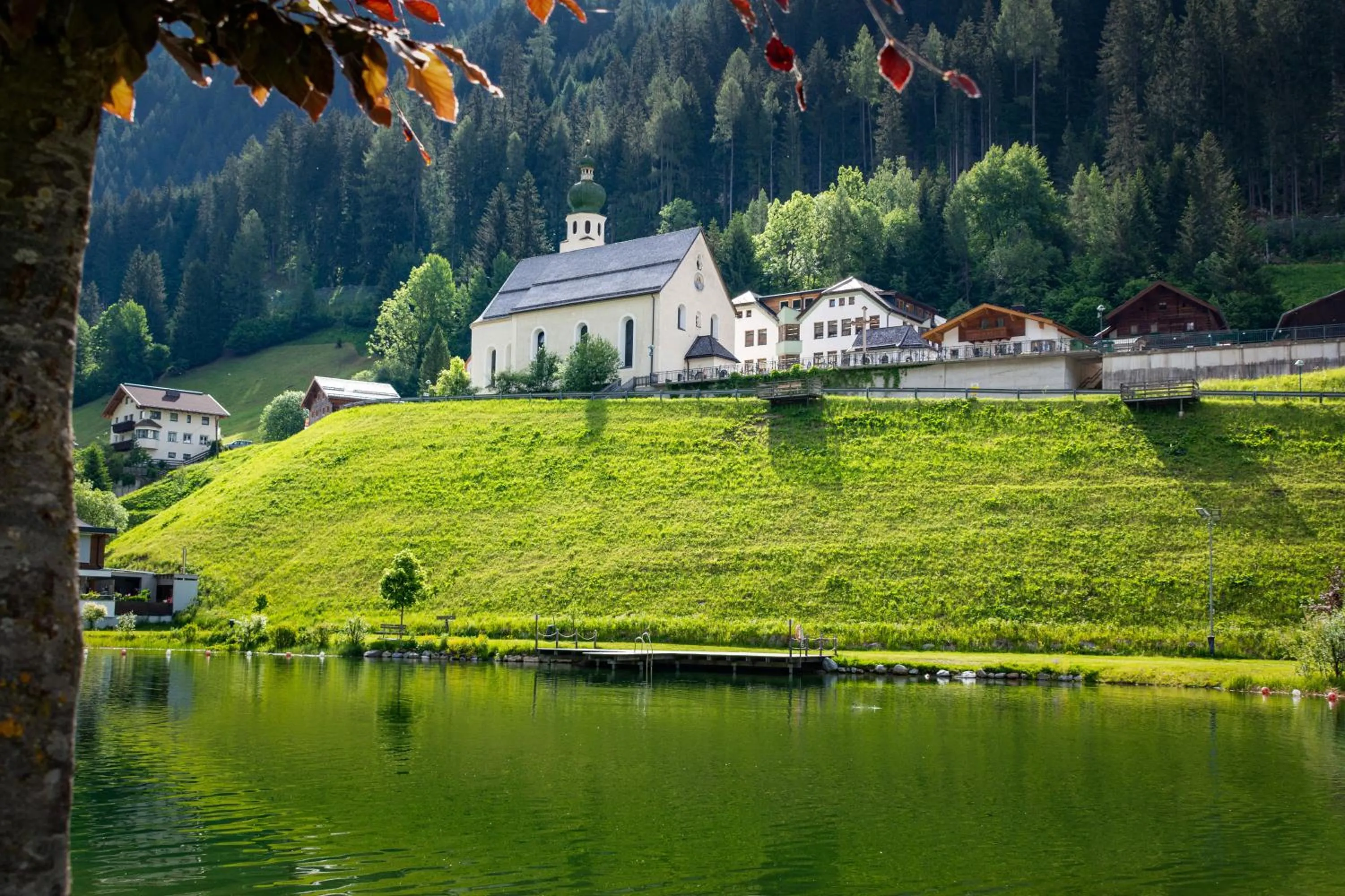 Natural landscape in Mallaun Hotel.Erlebnis