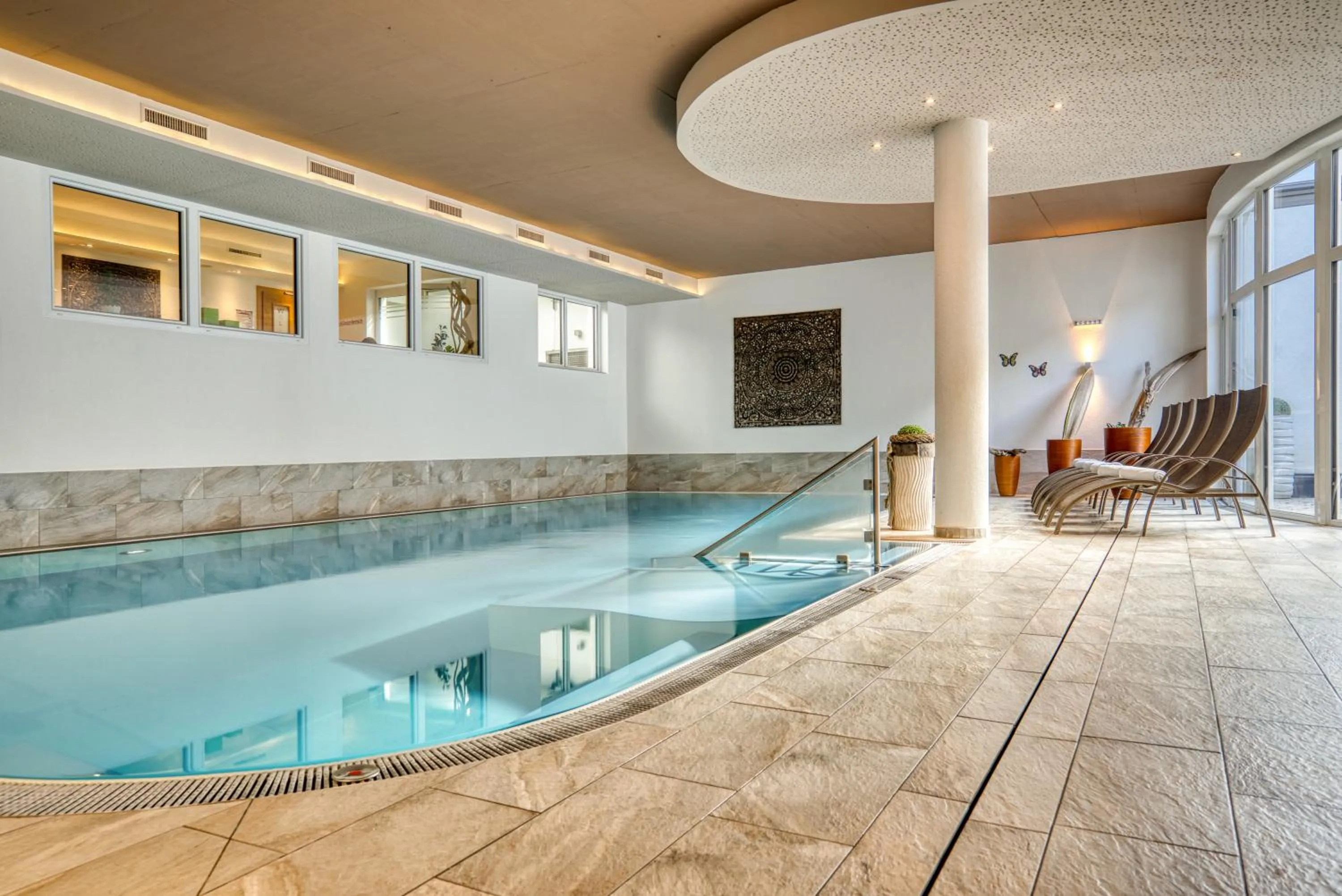 Swimming pool in Mallaun Hotel.Erlebnis