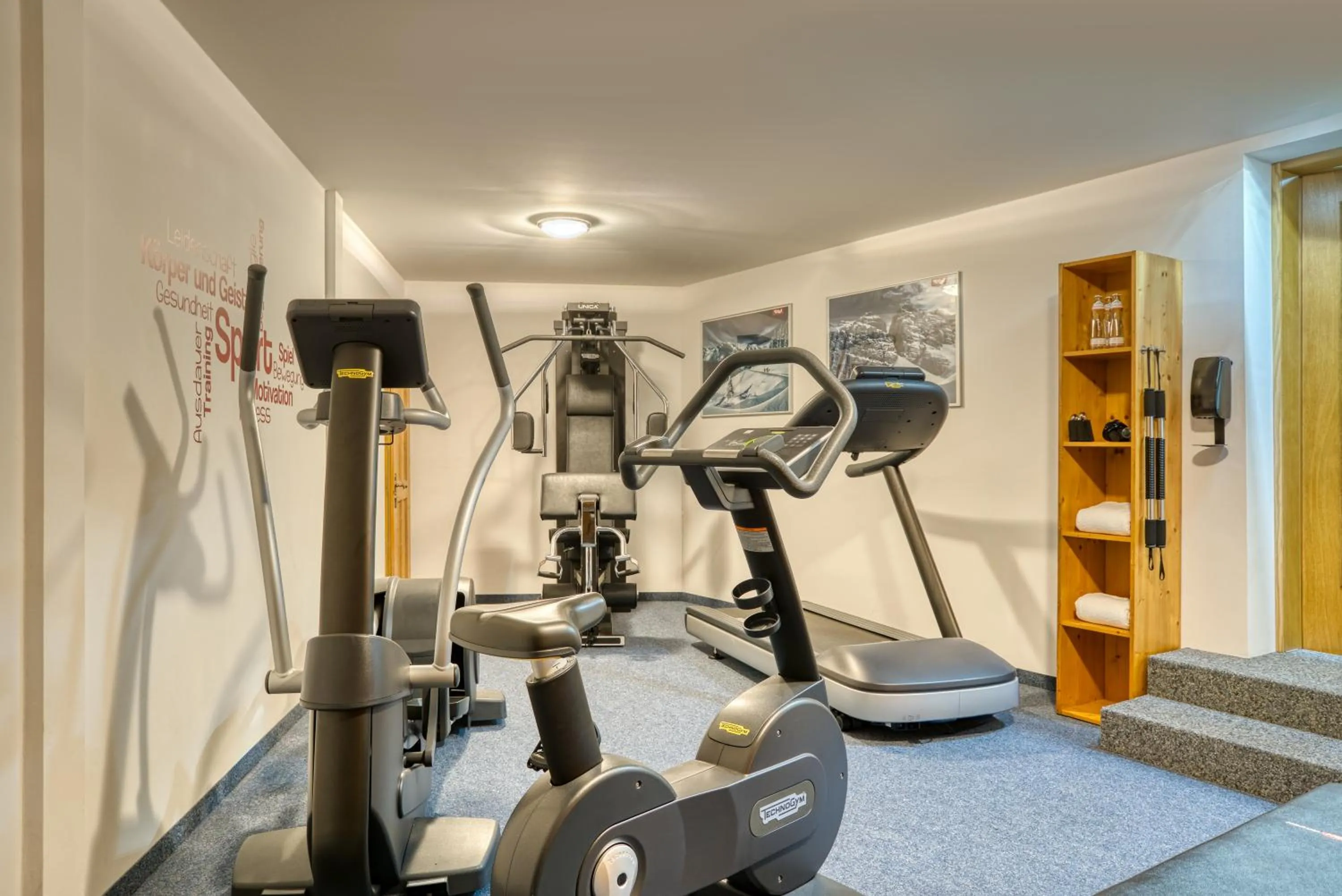 Fitness centre/facilities in Mallaun Hotel.Erlebnis