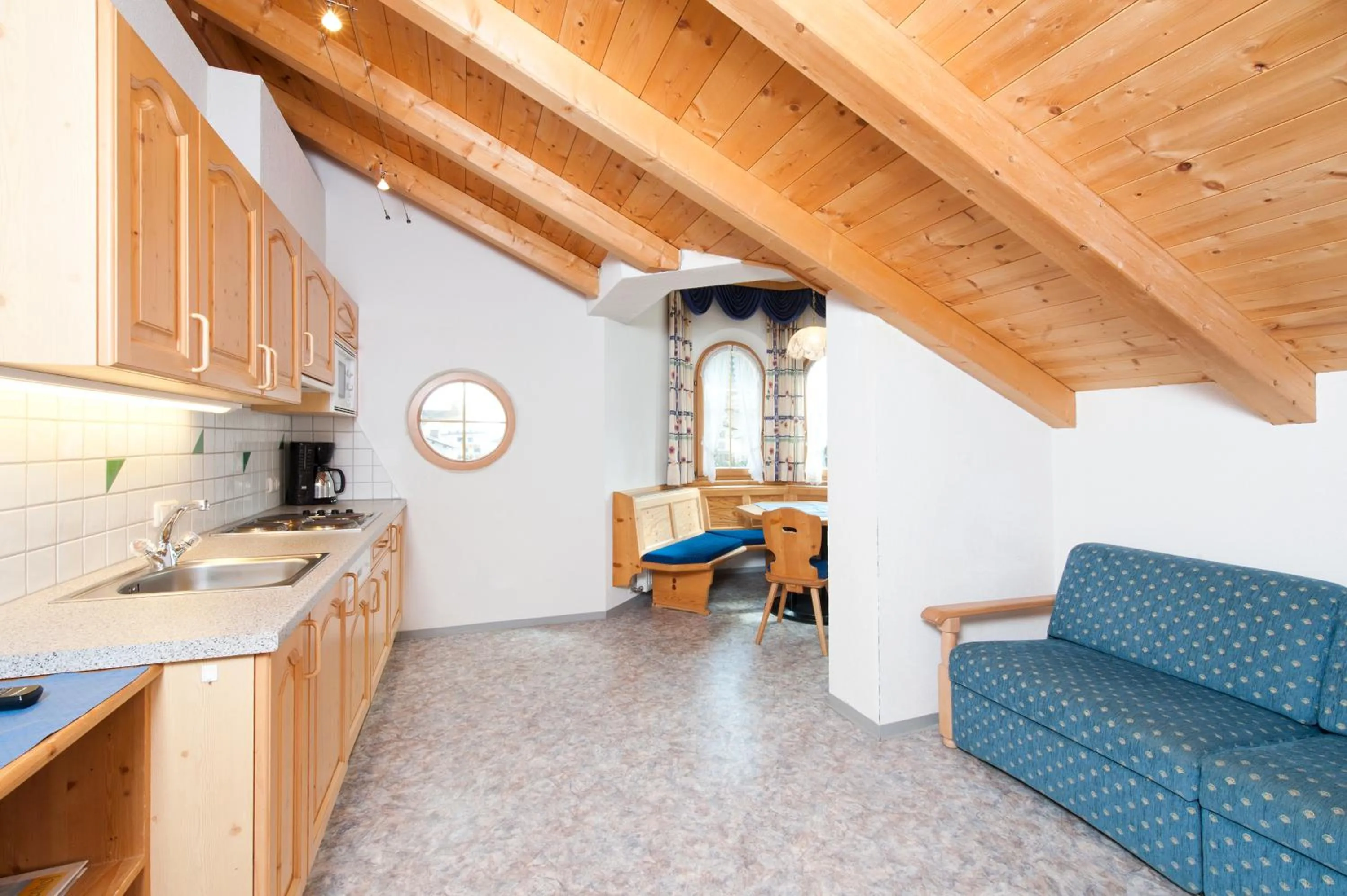 Kitchen or kitchenette in Mallaun Hotel.Erlebnis