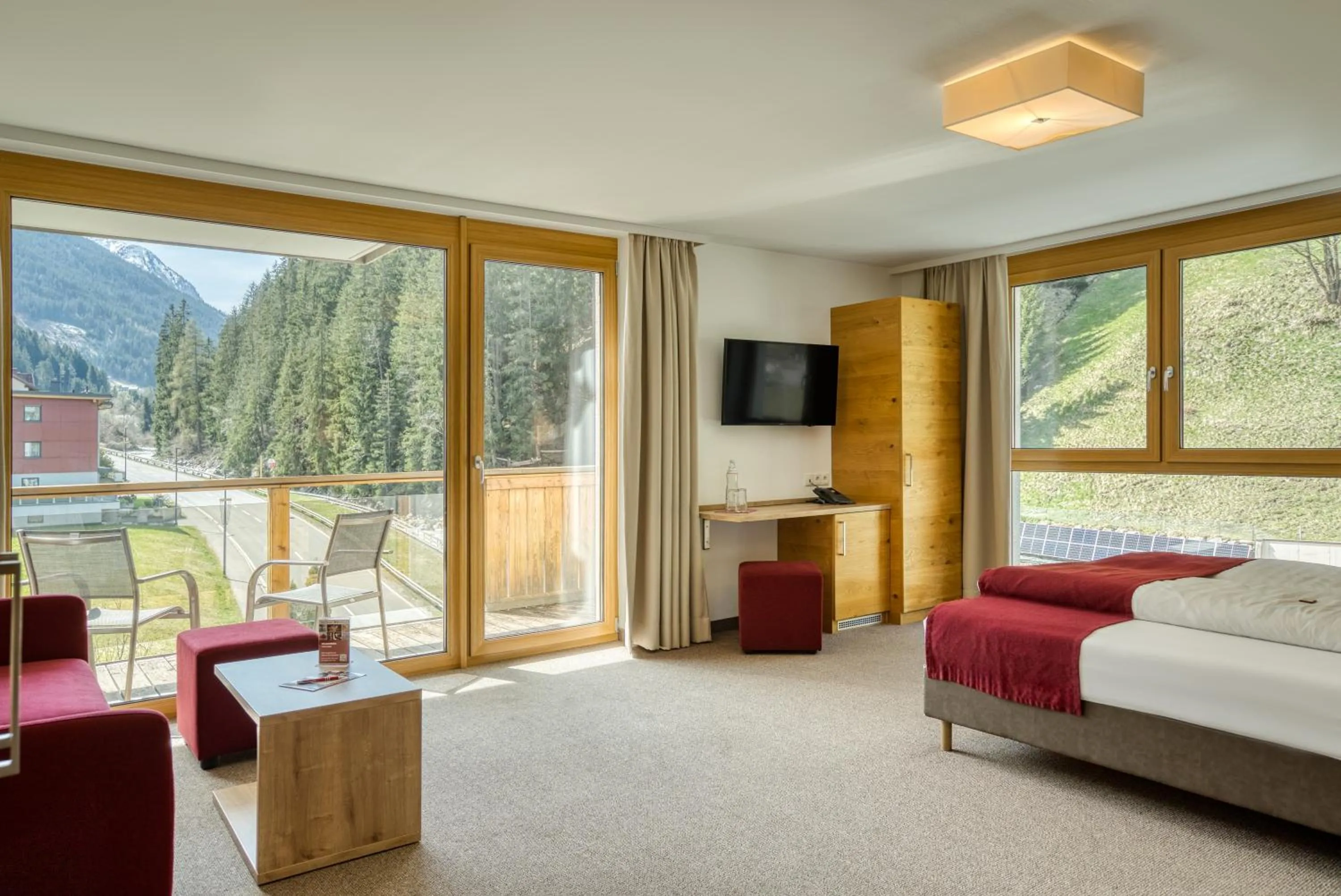 Bed in Mallaun Hotel.Erlebnis