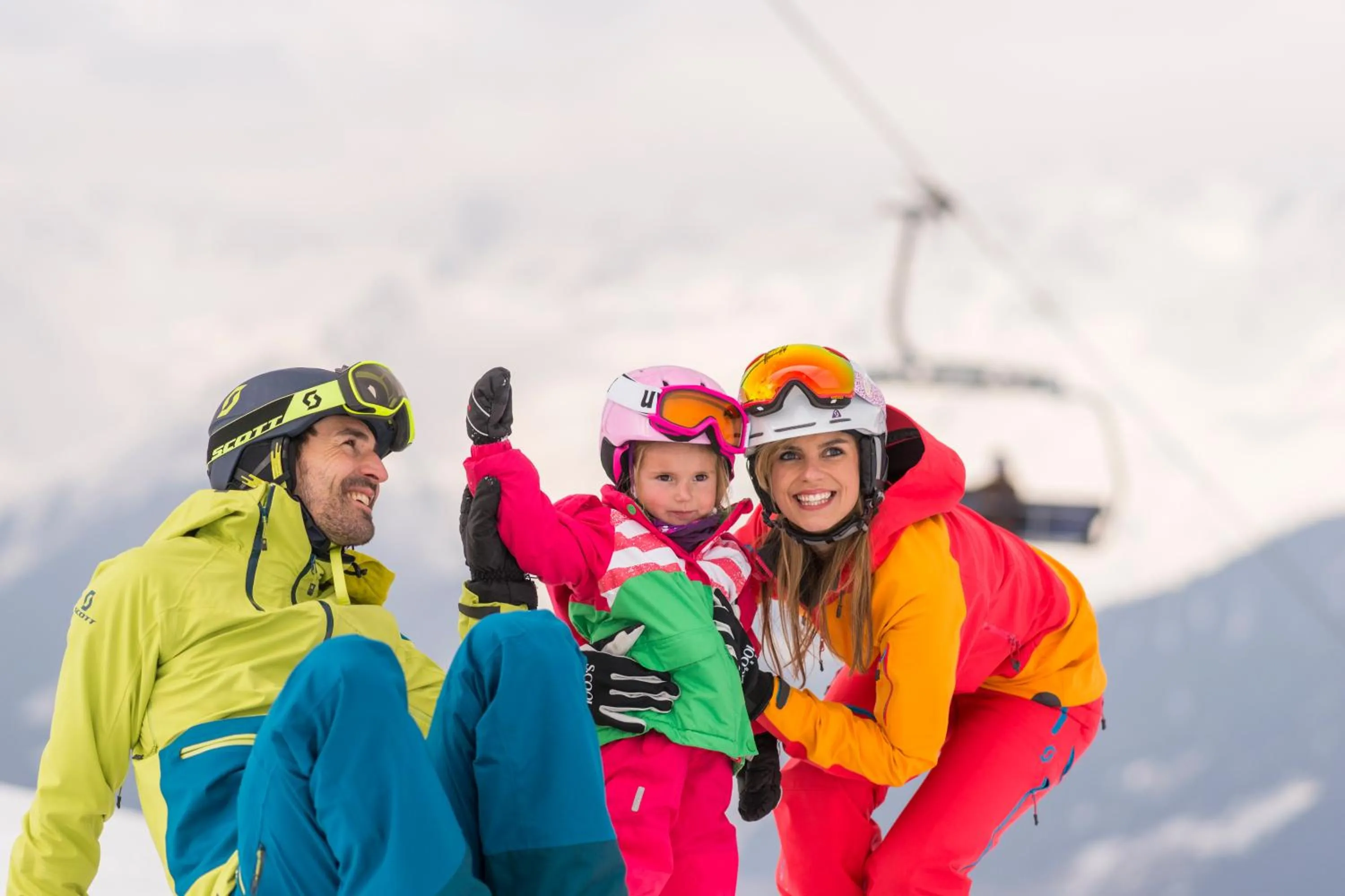 Skiing in Mallaun Hotel.Erlebnis