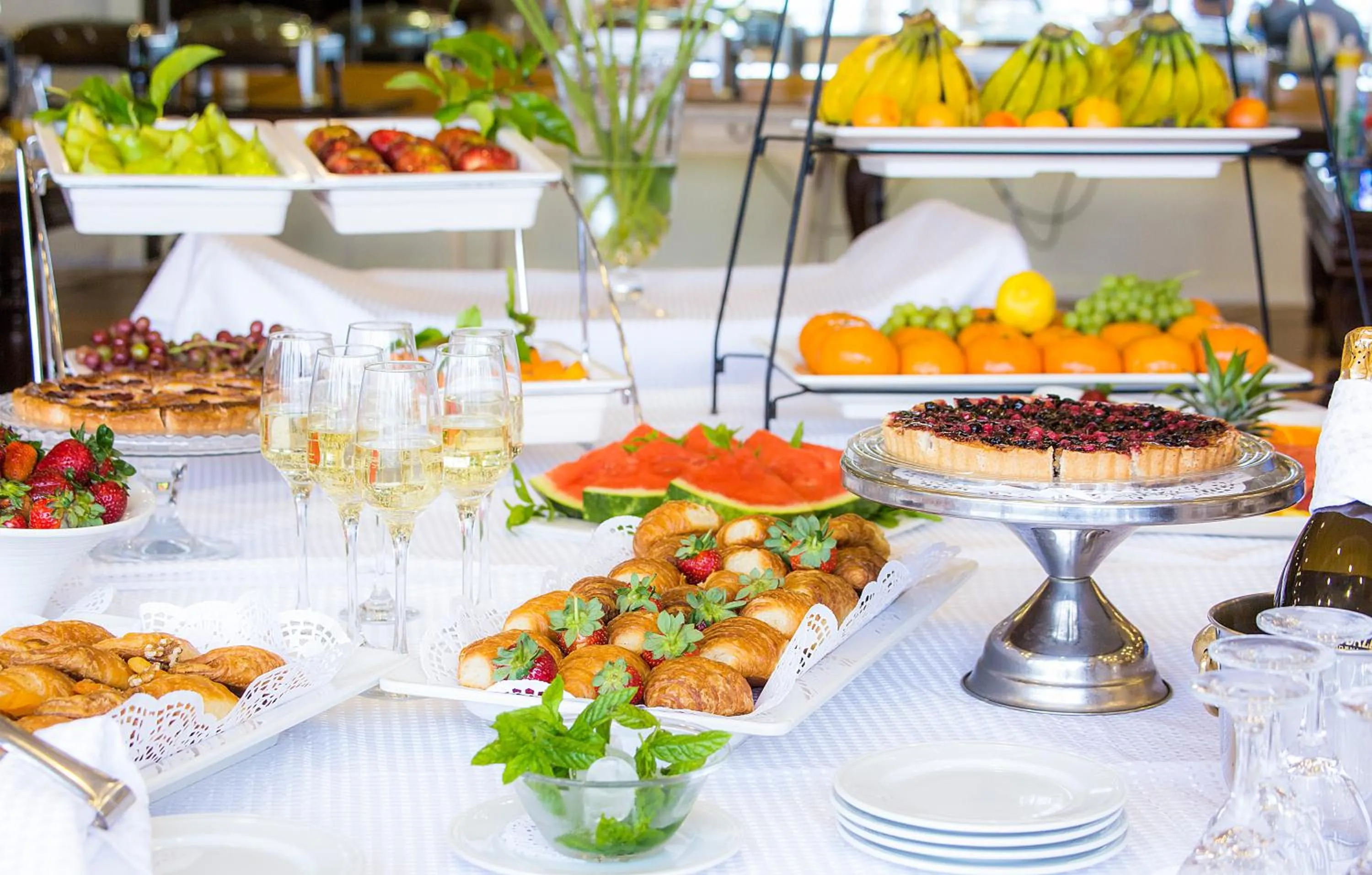 Buffet breakfast in The Seasons Hotel -Studio & Suite