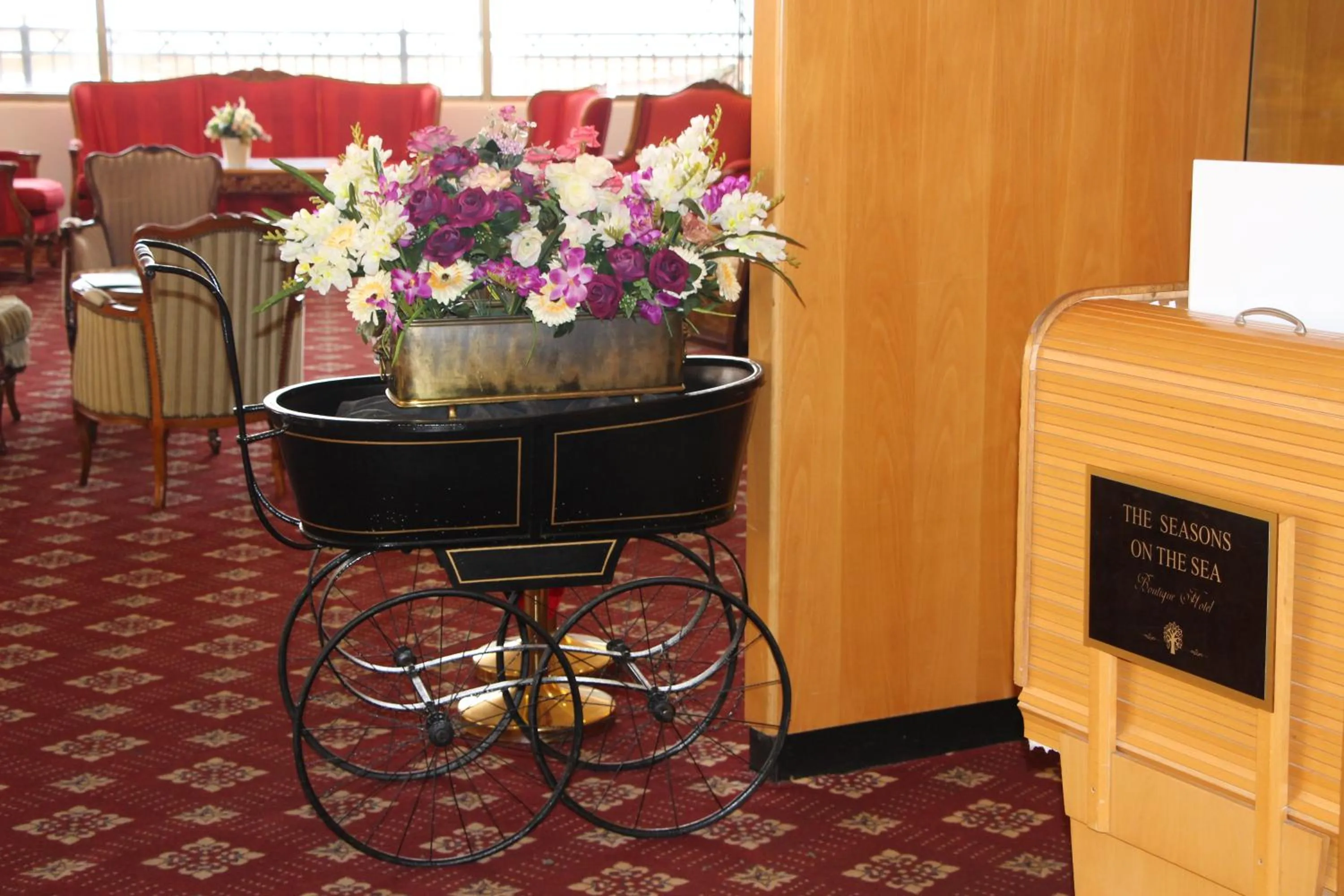 Decorative detail in The Seasons Hotel -Studio & Suite