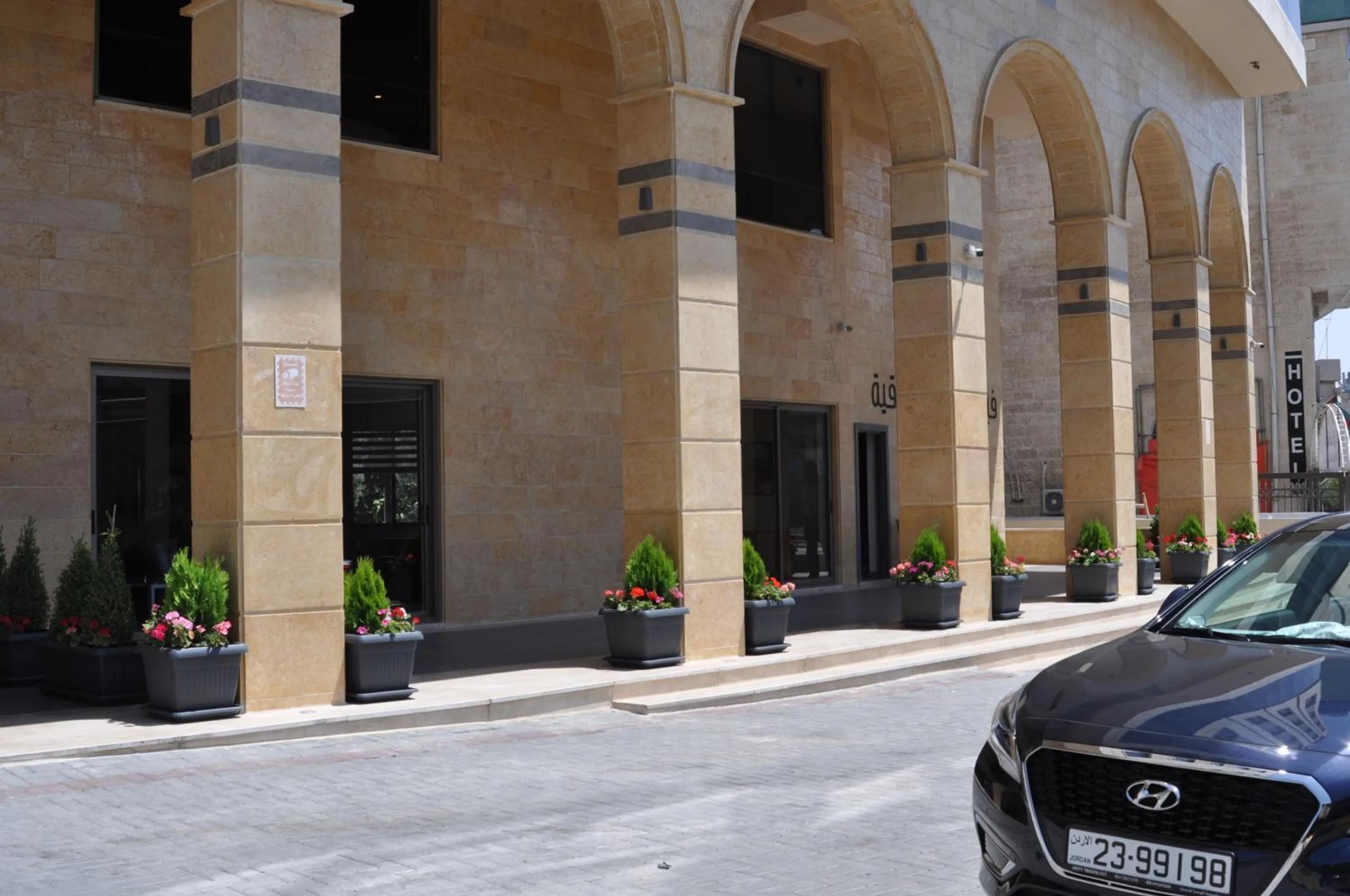 Property building in Viola Hotel Suites