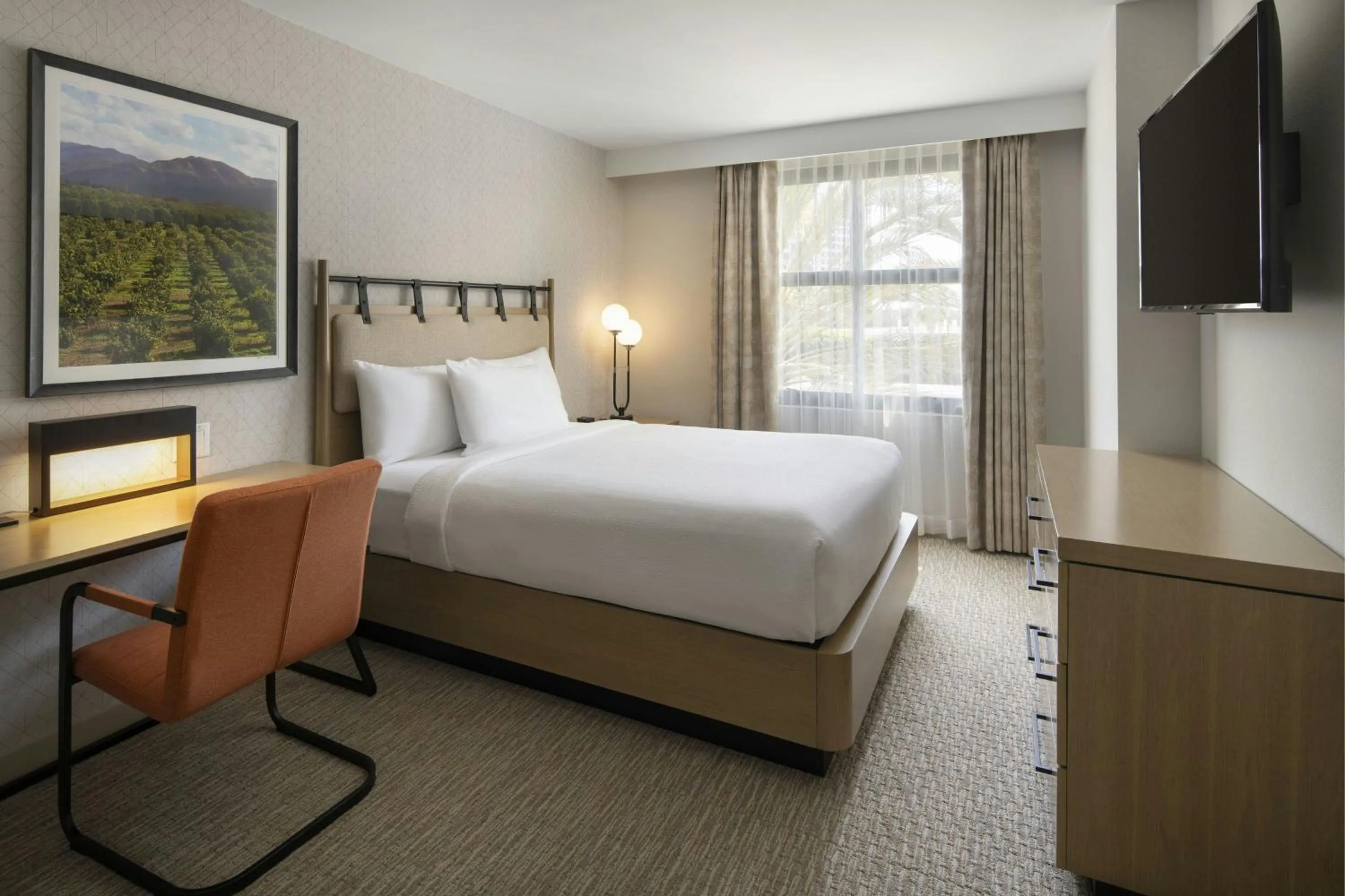 Bedroom, Bed in Residence Inn Irvine John Wayne Airport Orange County