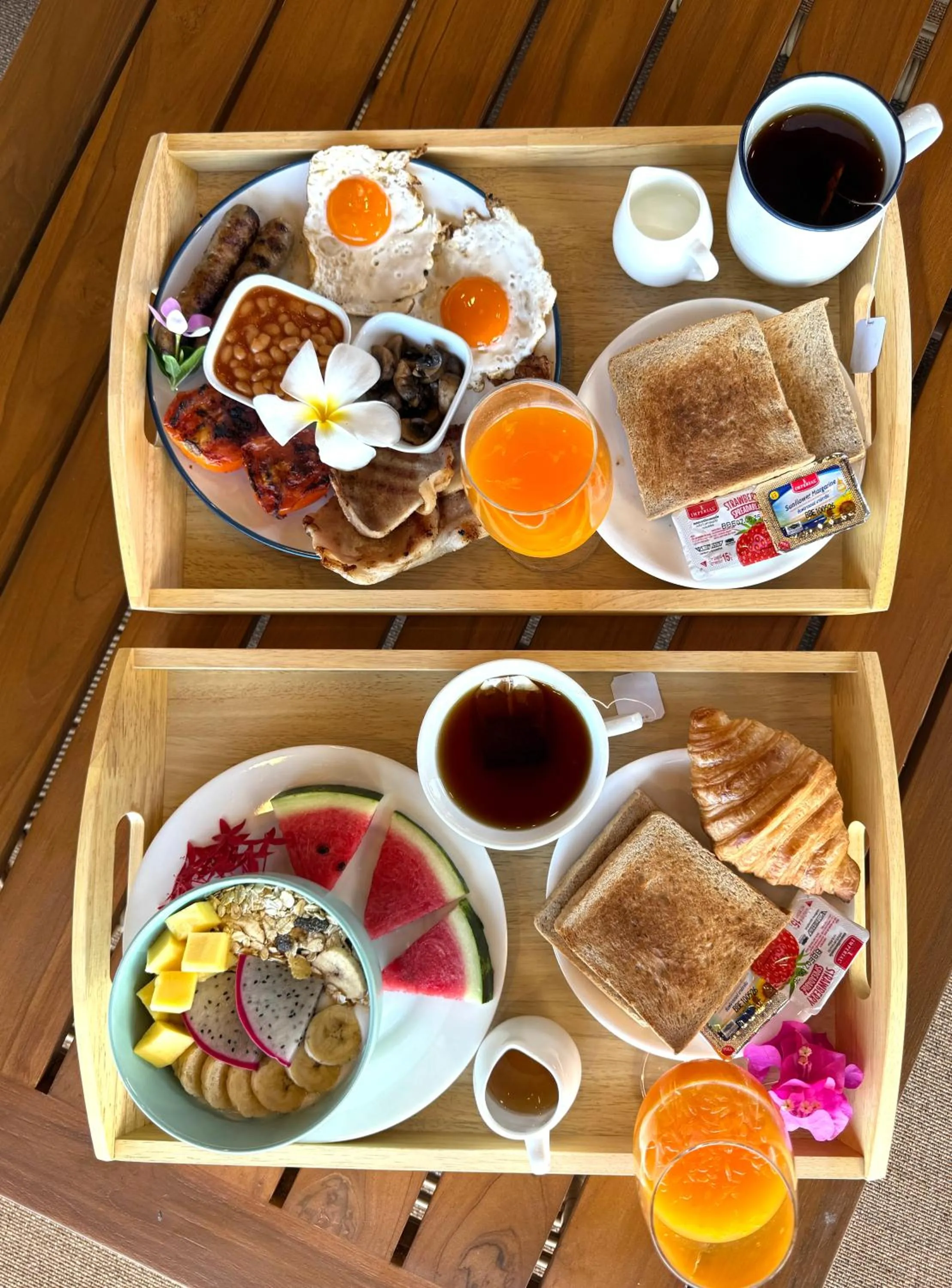 Breakfast in Erawan Villa Hotel