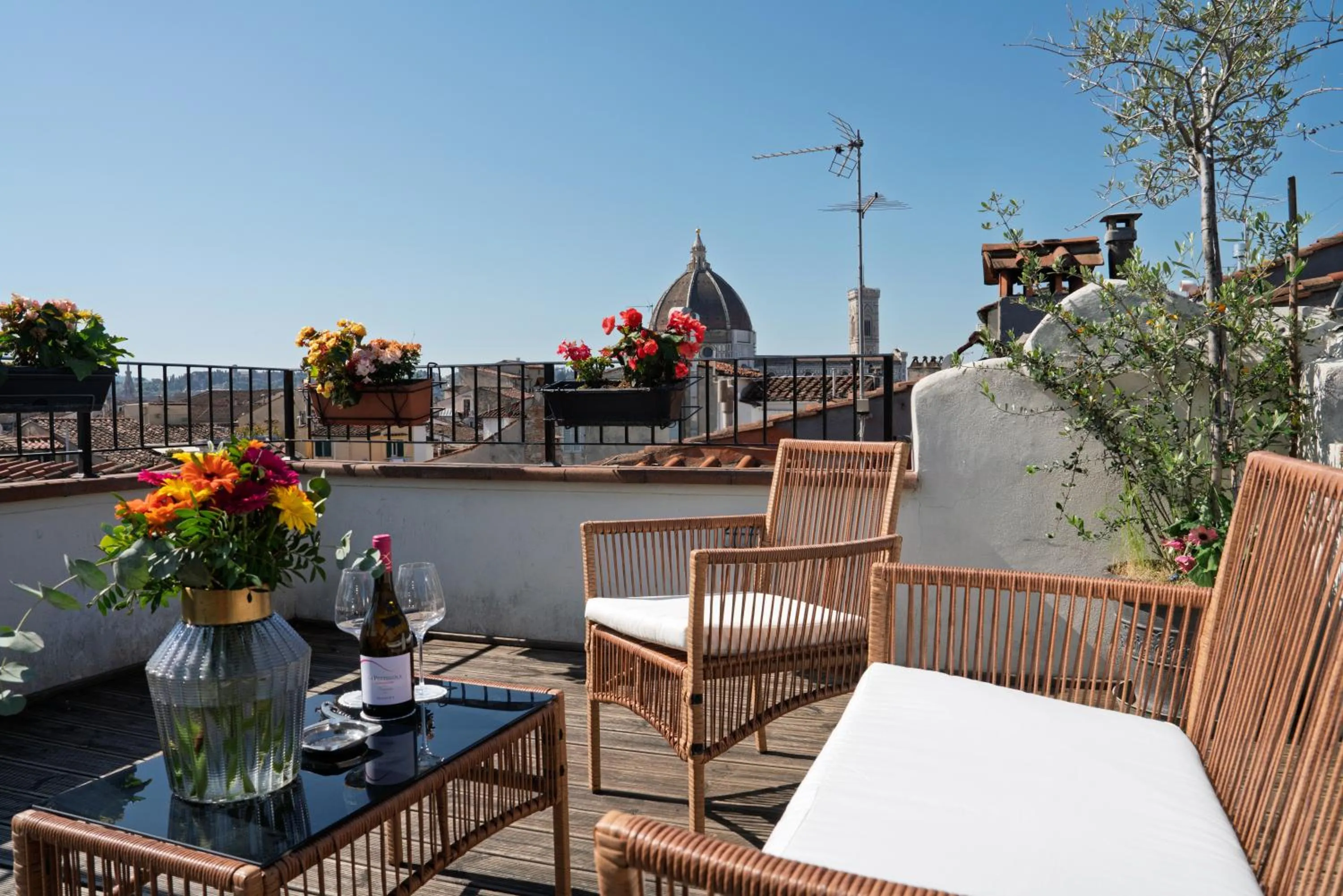 Balcony/Terrace in Residenza Conte di Cavour & Rooftop - dBe Hotels