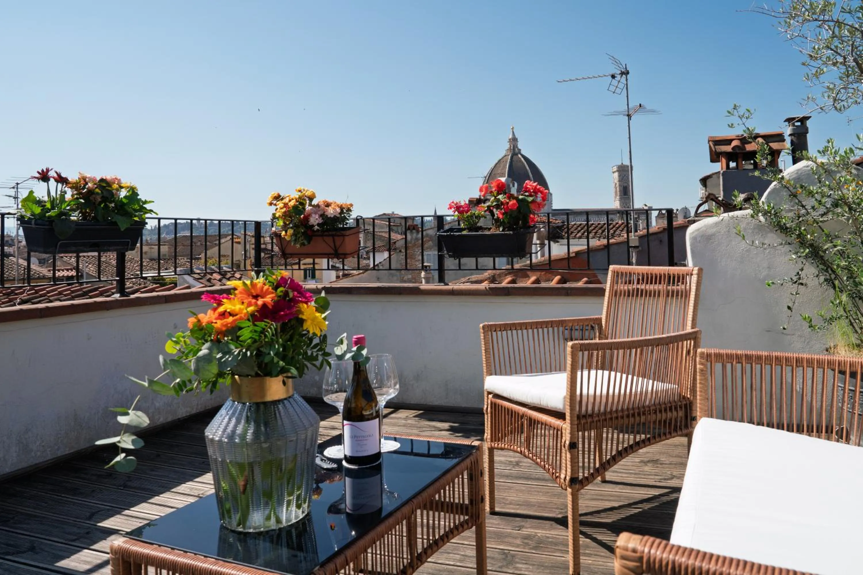Balcony/Terrace in Residenza Conte di Cavour & Rooftop - dBe Hotels
