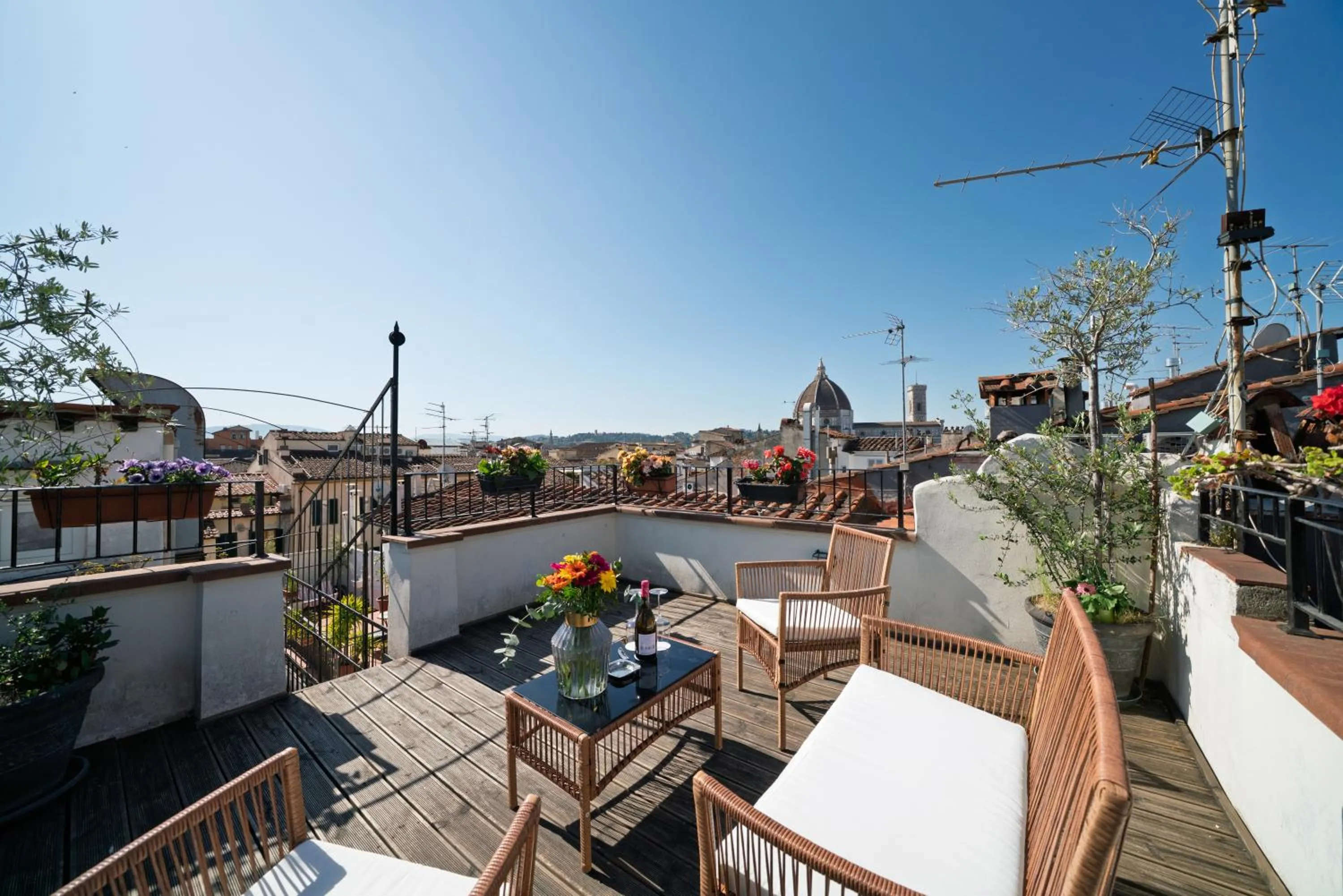 Balcony/Terrace in Residenza Conte di Cavour & Rooftop - dBe Hotels